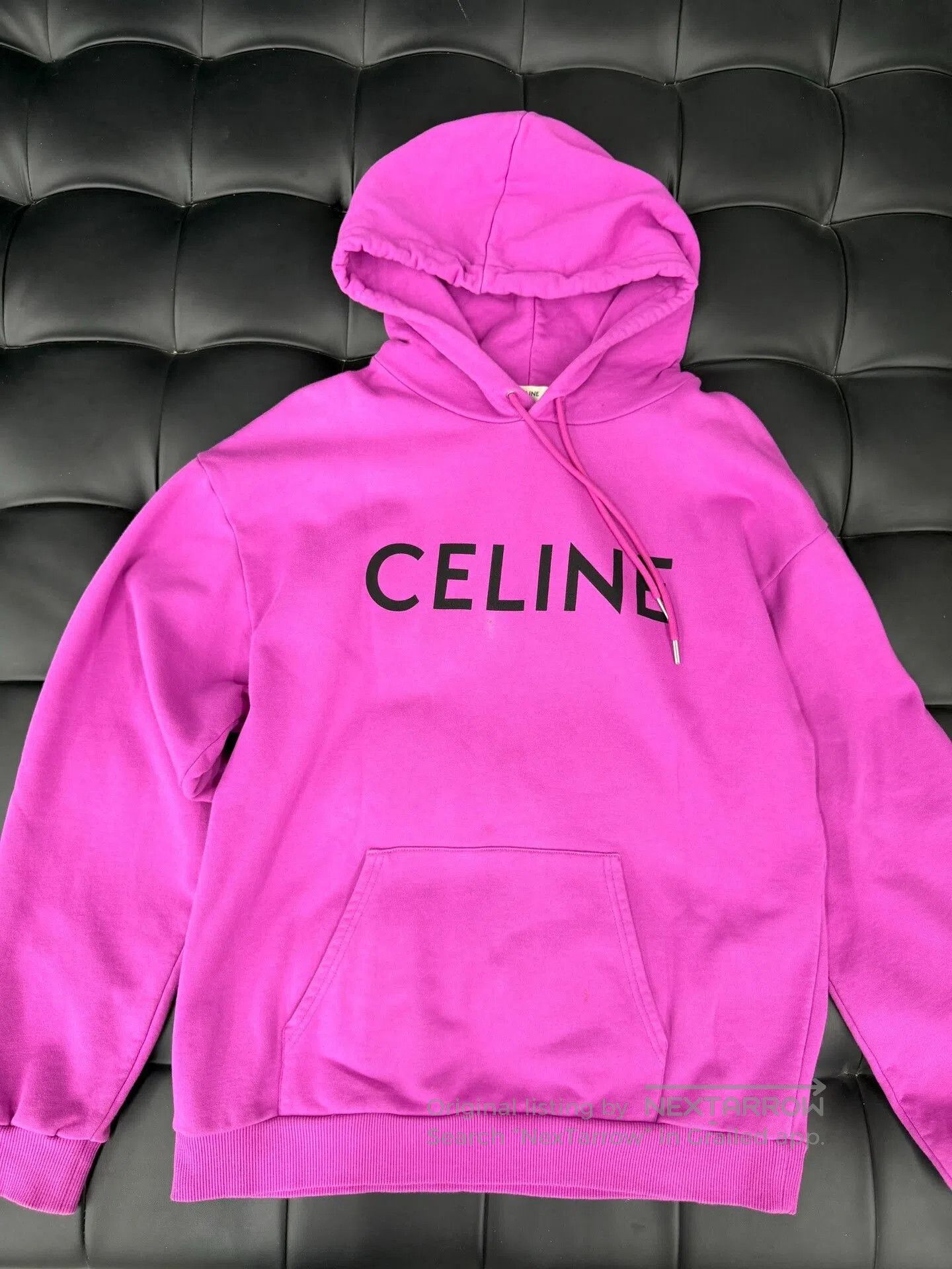 Celine Celine Pink Hoodie Sweater. Size L / US 10 / IT 46 - 1 Thumbnail