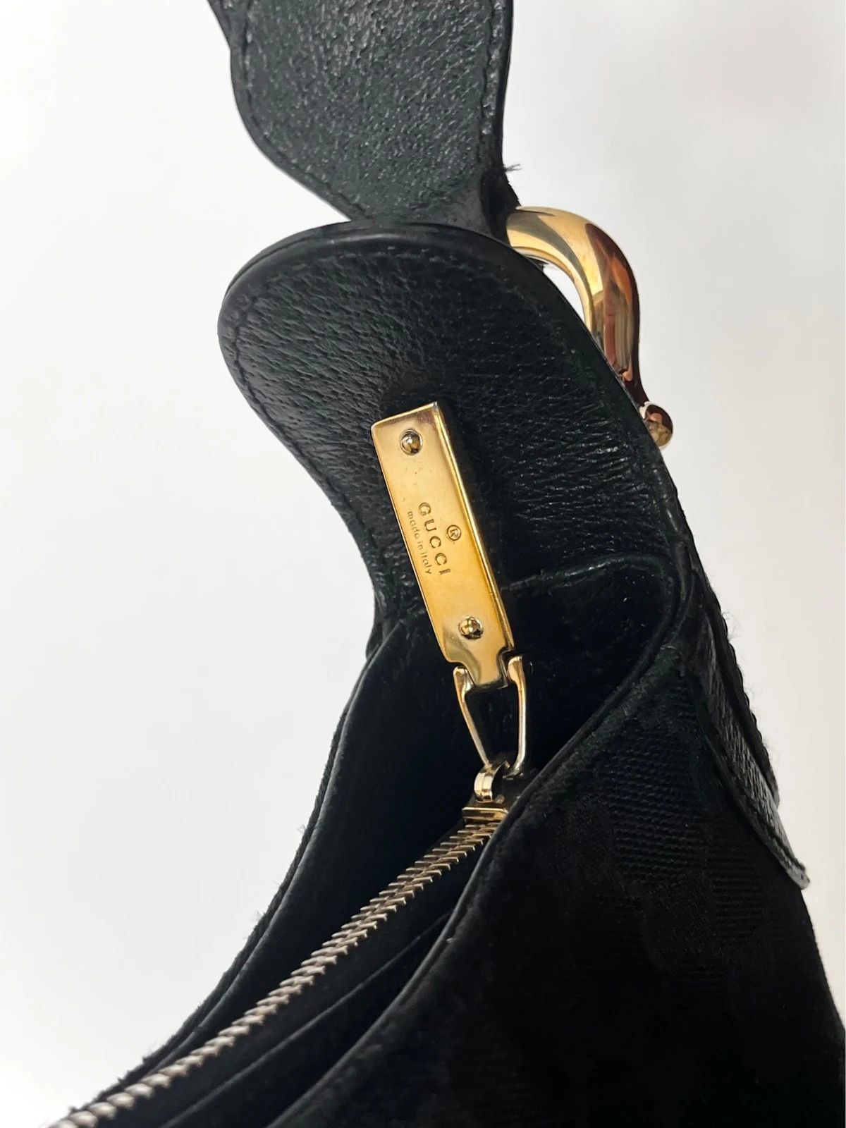 Gucci Gucci GG Emblem Hobo Horsebit Size ONE SIZE - 7 Thumbnail