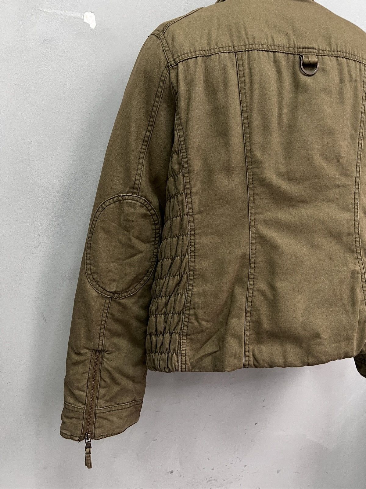 Junya Watanabe Brown washed distressed canvas jacket zipper Watanabe style Size US XL / EU 56 / 4 - 9 Thumbnail