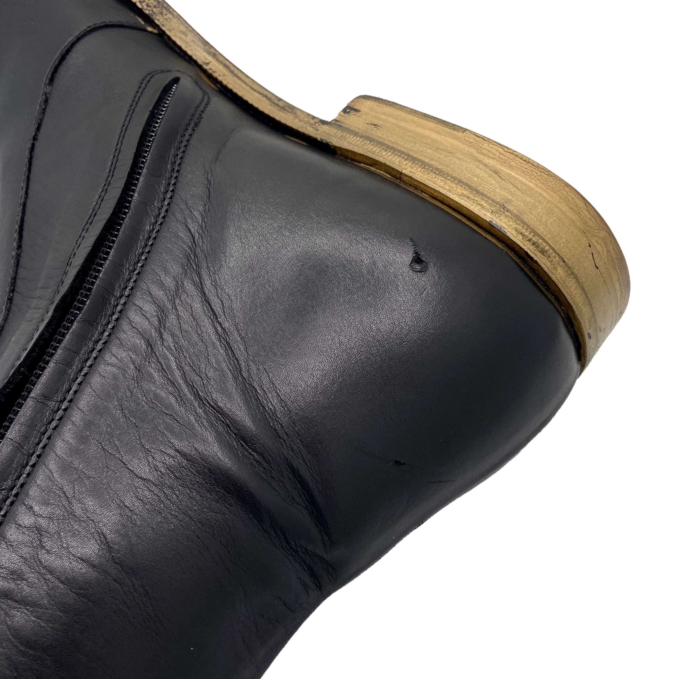 Maison Margiela MAISON MARTIN MARGIELA LINE 22 REPLICA CHELSEA BLACK BOOTS Size US 12 / EU 45 - 9 Thumbnail