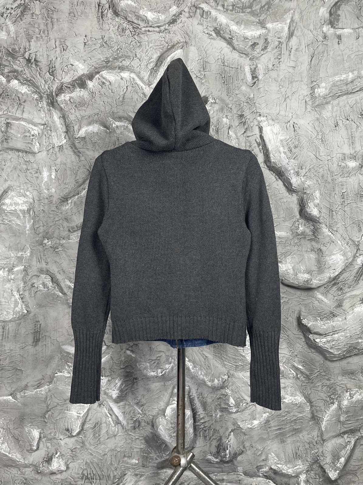 14th Addiction × Japanese Brand × Seditionaries Y2K Vintage Punk Metal Rivets Knit/Denim Zip Jacket Size US S / EU 44-46 / 1 - 3 Thumbnail