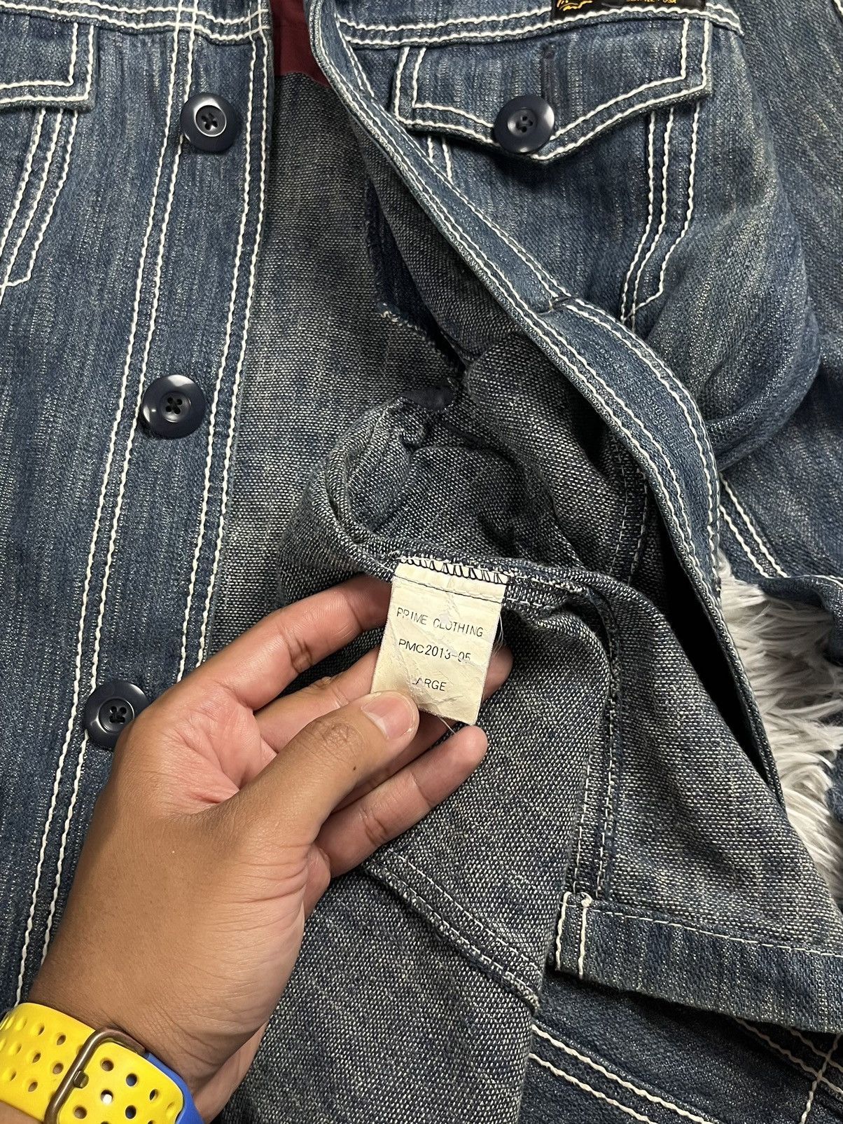 Vintage Vintage Prime Clothing Jacket Denim Size US L / EU 52-54 / 3 - 6 Thumbnail