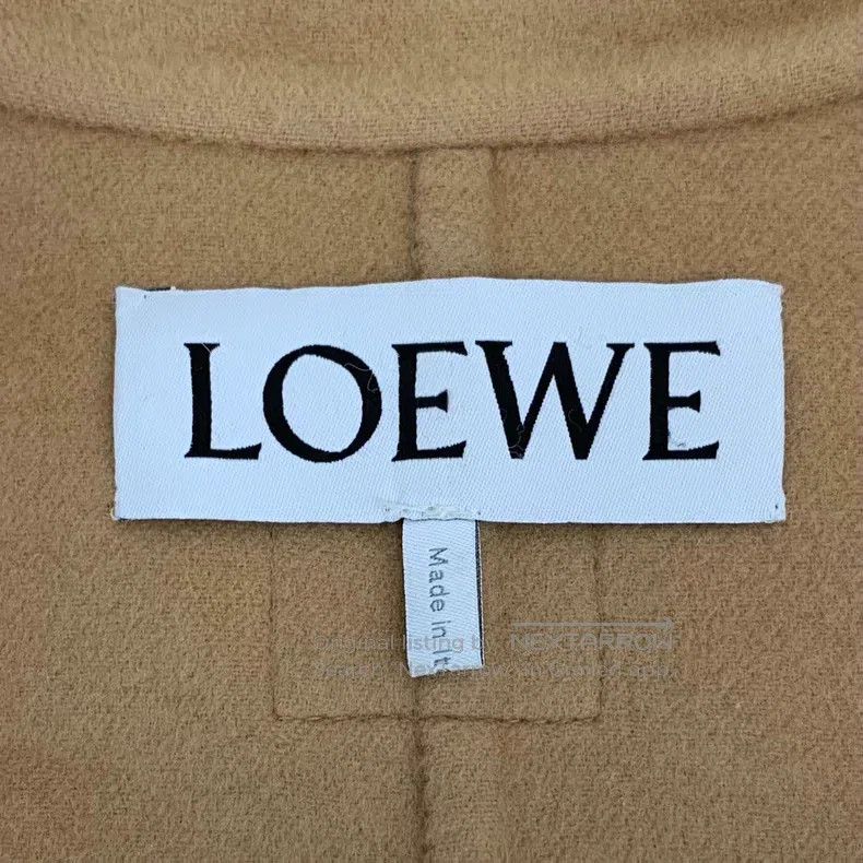 Loewe Loewe Brown Wool Lapel Long Sleeve Belted Big Coat Jacket Size 4XL / US 24-26 - 7 Thumbnail
