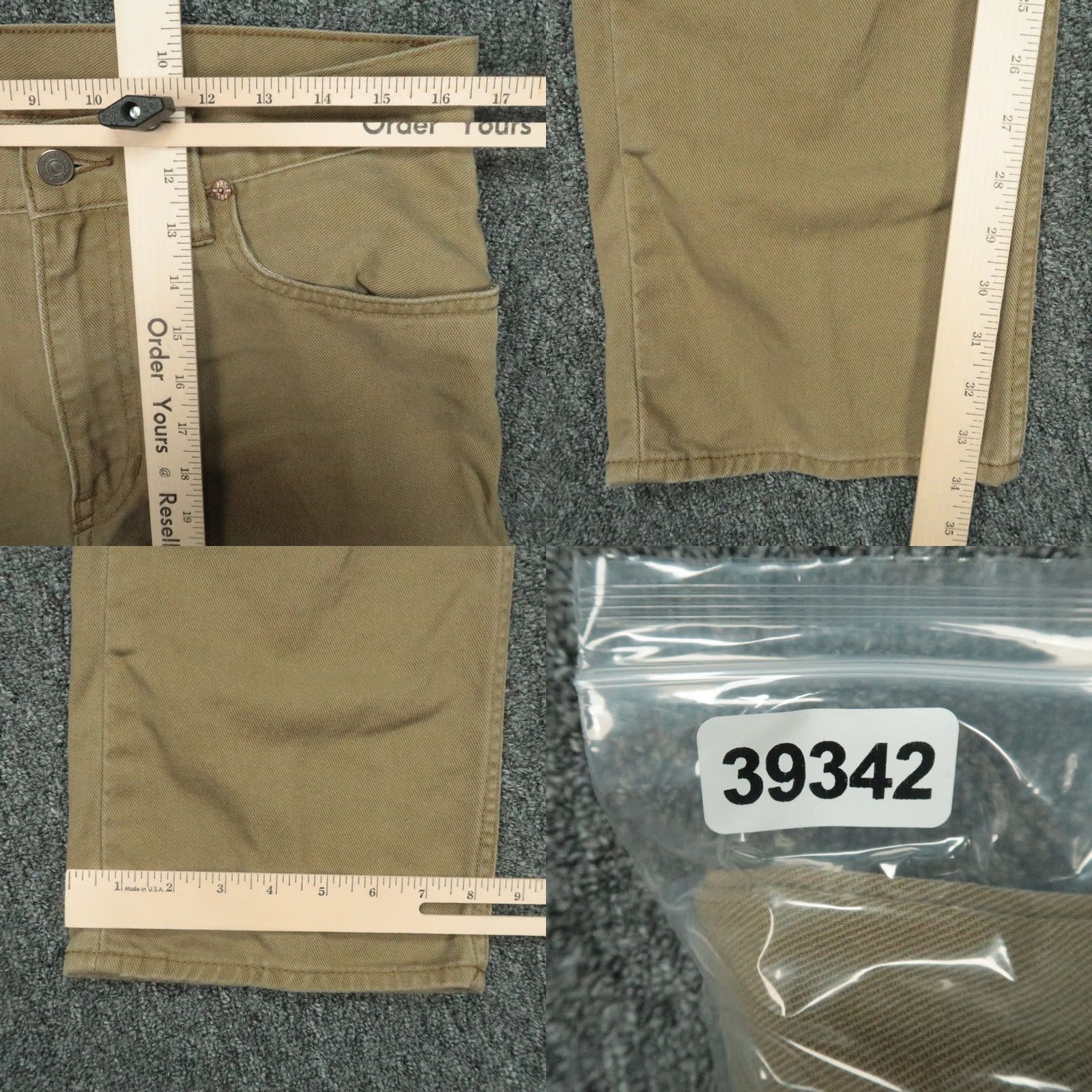Polo Ralph Lauren Polo Ralph Lauren Jeans Mens 32x34 Brown 5-Pocket Classic Straight 867 Size US XS / EU 42 / 0 - 8 Thumbnail