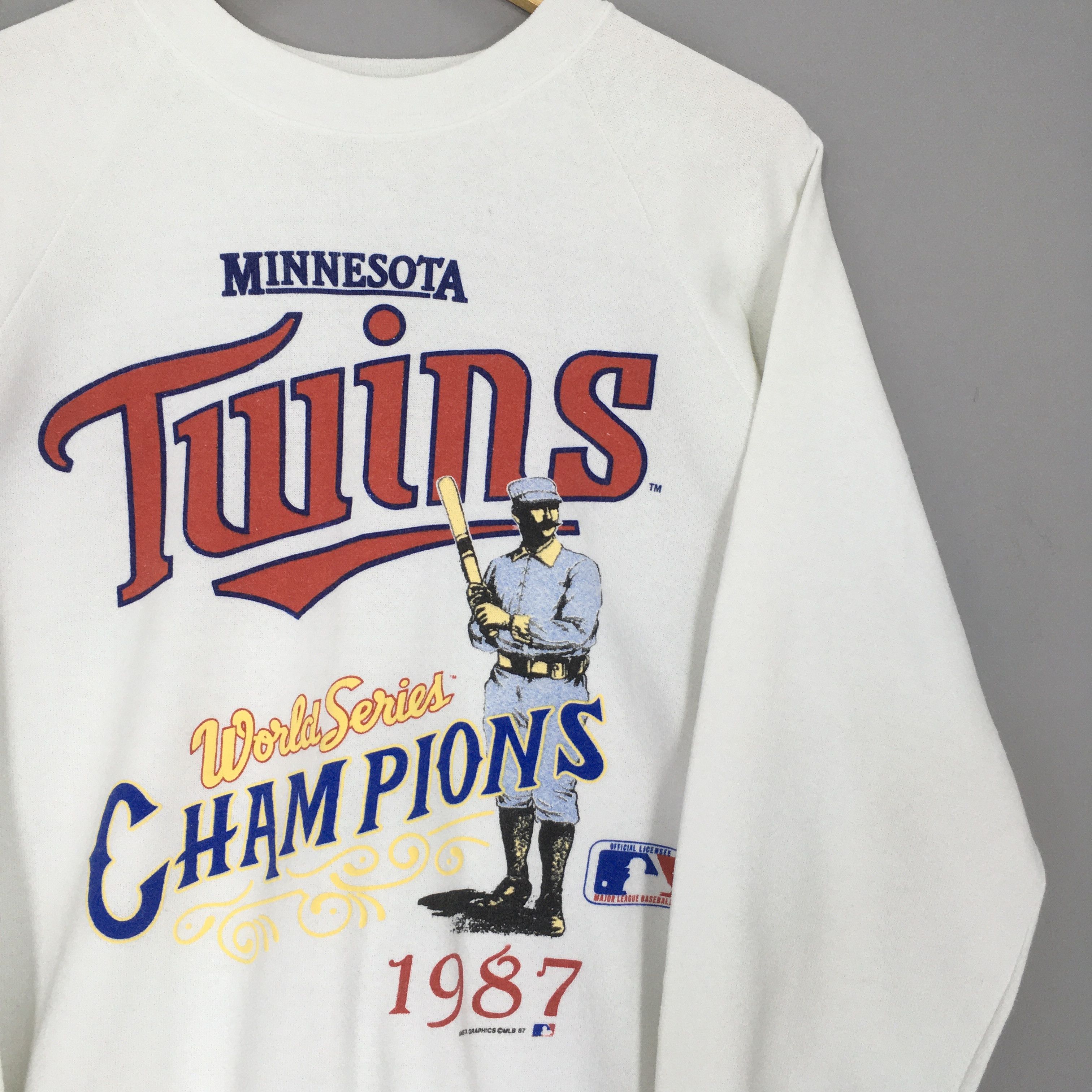MLB × Vintage Vintage 80s Minnesota Twins MLB Sweatshirt Size US L / EU 52-54 / 3 - 2 Thumbnail