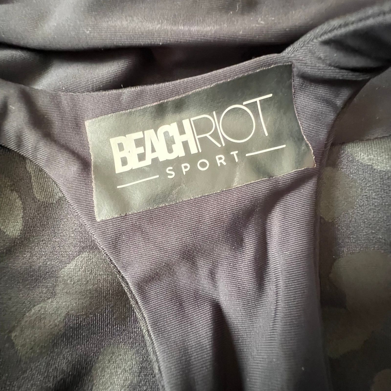 Beach Riot Beach Riot Black Leopard Spot Pattern Print Rocky Top, XS Size ONE SIZE - 7 Thumbnail