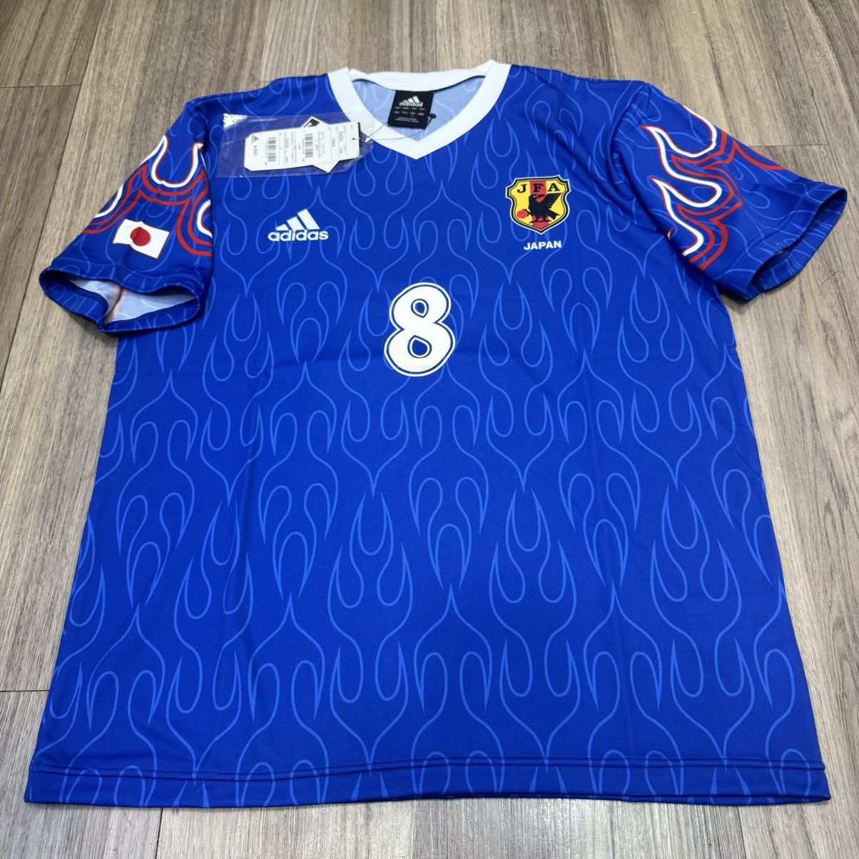 Adidas Japan 1998 retro home shirt #8 Nakata (bnwt) Size US M / EU 48-50 / 2 - 1 Thumbnail