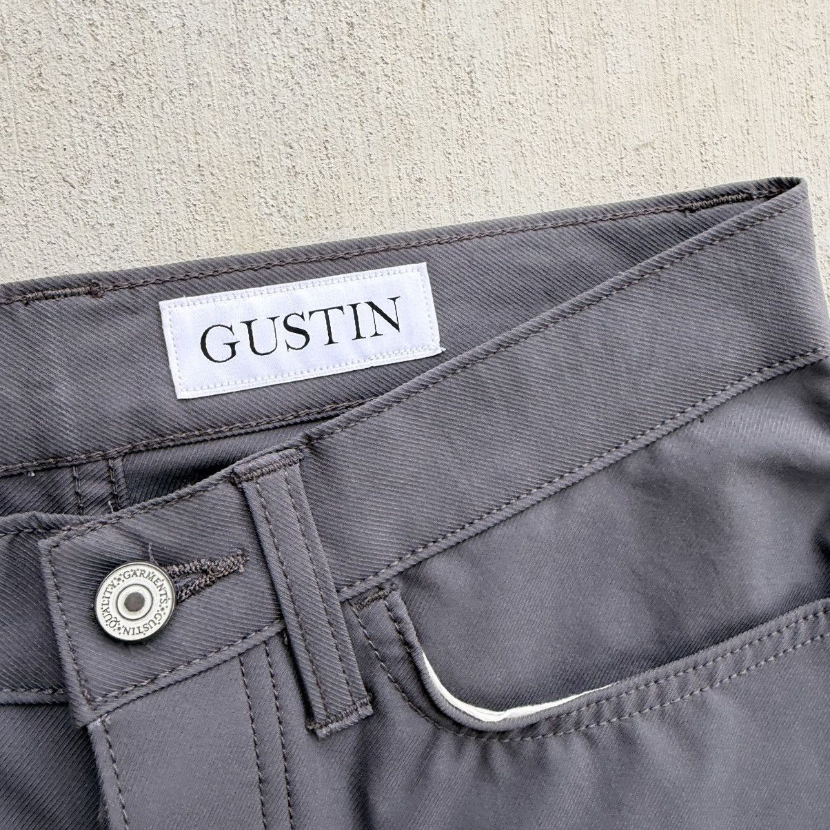 Gustin Gustin Button Fly Pants Mens 30 Grey California Skinny Size US 30 / EU 46 - 3 Thumbnail