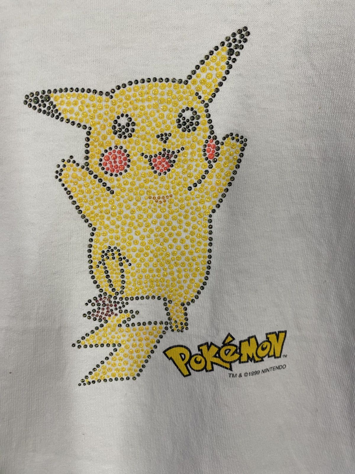 Nintendo Vintage 1999s nintendo pokemen pikachu rhinestone style Size US L / EU 52-54 / 3 - 3 Thumbnail