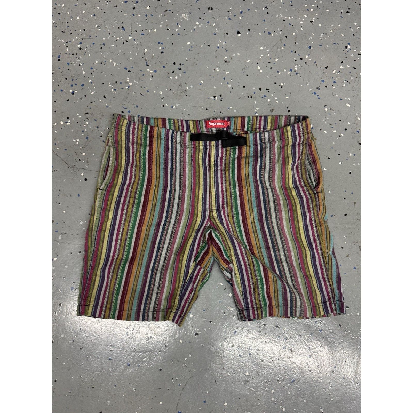 Supreme SS15 Jacquard Floral Belted Shorts | Grailed