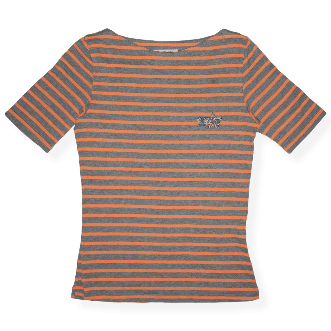 Hysteric Glamour Hysteric Glamour Striped Star Logo Tee Size ONE SIZE - 1 Thumbnail