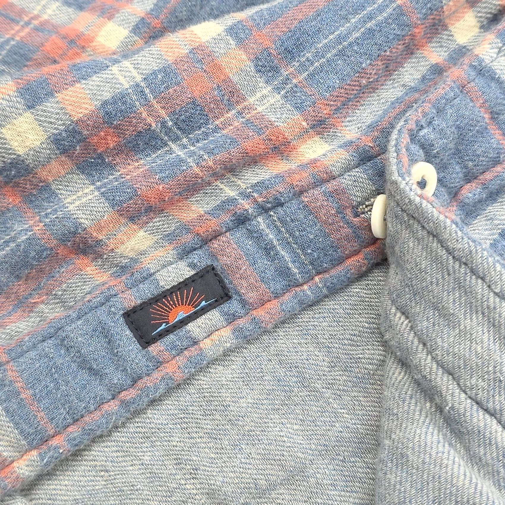 Faherty VINTAGE Faherty Reversible Shirt Men's Medium Plaid Blue Pink White Button Up Size US M / EU 48-50 / 2 - 5 Thumbnail