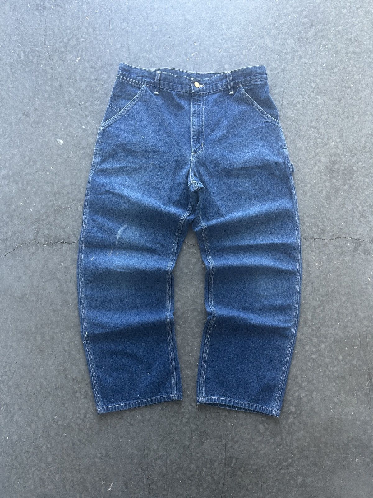 Carhartt × Vintage Vintage 90s Carhartt Carpenter Jeans 36x30 Size US 36 / EU 52 - 4 Thumbnail
