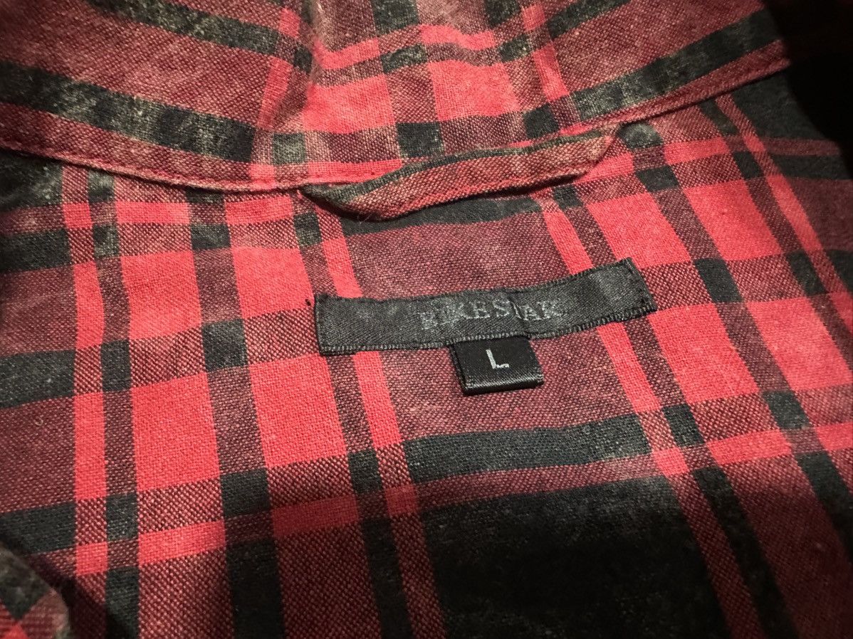 Hysteric Glamour × If Six Was Nine × Japanese Brand 🔥Sick Y2K Bike Star Dust Flannel Shirt Punk Size US L / EU 52-54 / 3 - 6 Thumbnail