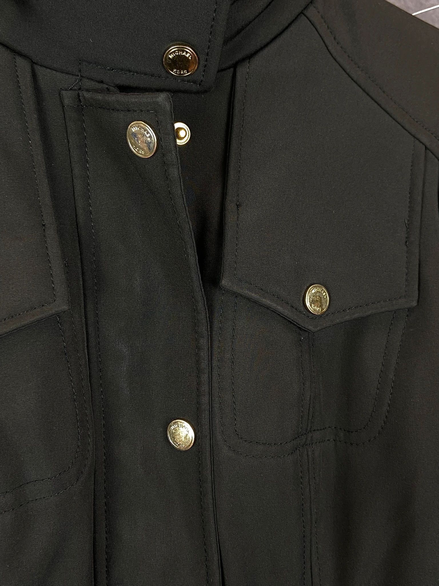 Michael Kors Michael Kors Black Jacket / Quiet Luxury Minimal (M) Size US M / EU 48-50 / 2 - 2 Thumbnail
