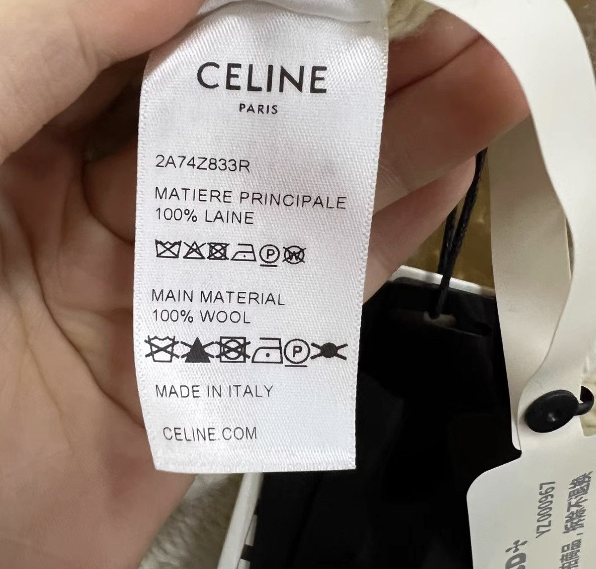 Celine Celine Logo Embroidered Knit Hoodie J41 Size S / US 4 / IT 40 - 4 Thumbnail