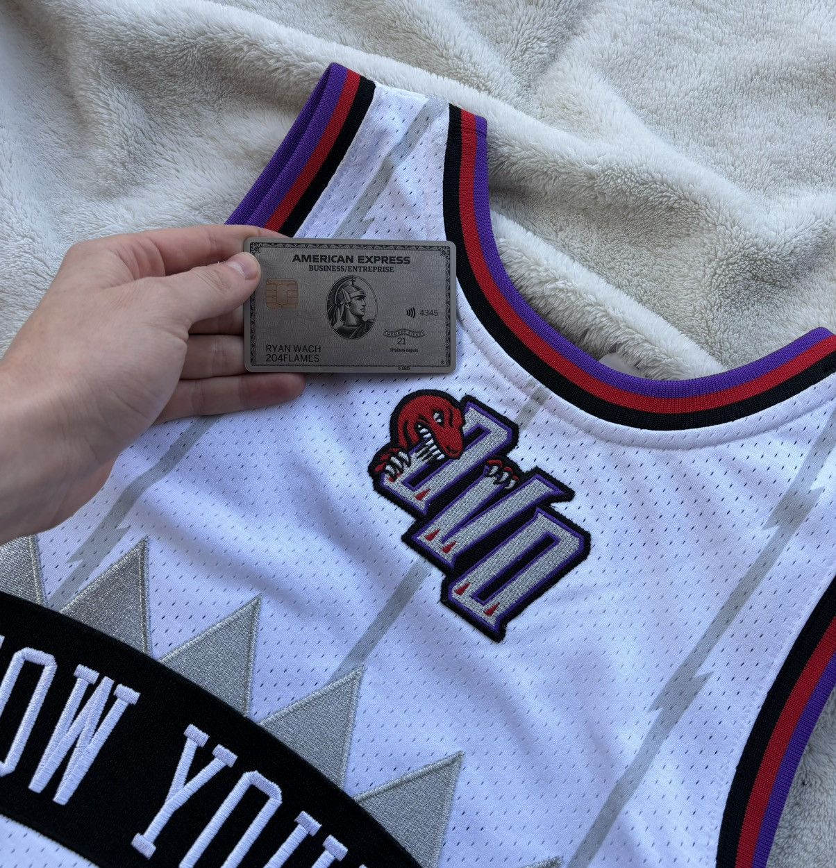 October's Very Own OVO x Mitchell & Ness x Raptors Jersey - Rare! Size US XXL / EU 58 / 5 - 6 Thumbnail