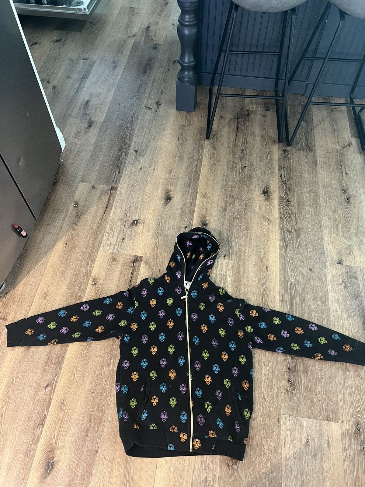 Japanese Brand Skull full zip up hoodie Size US L / EU 52-54 / 3 - 2 Thumbnail