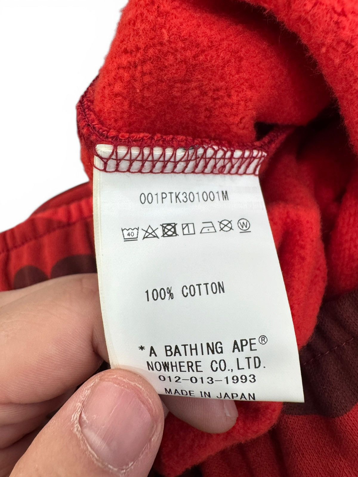 Bape Bape Red Gold Camo Sweatpants Size US 32 / EU 48 - 5 Thumbnail