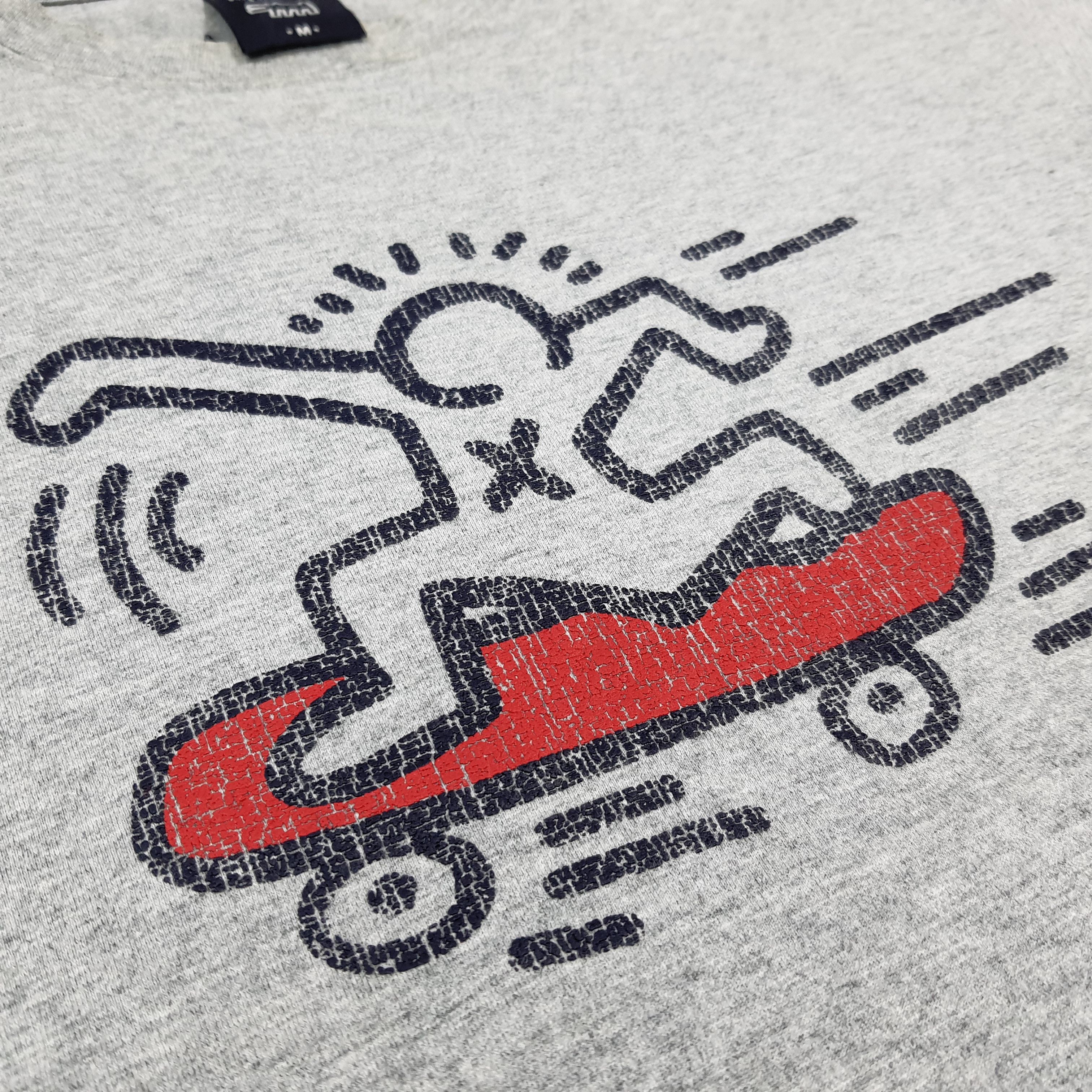 Keith Haring Vintage Keith Haring Doodle Art Streetwear Tshirt C299N69 Size US M / EU 48-50 / 2 - 4 Thumbnail