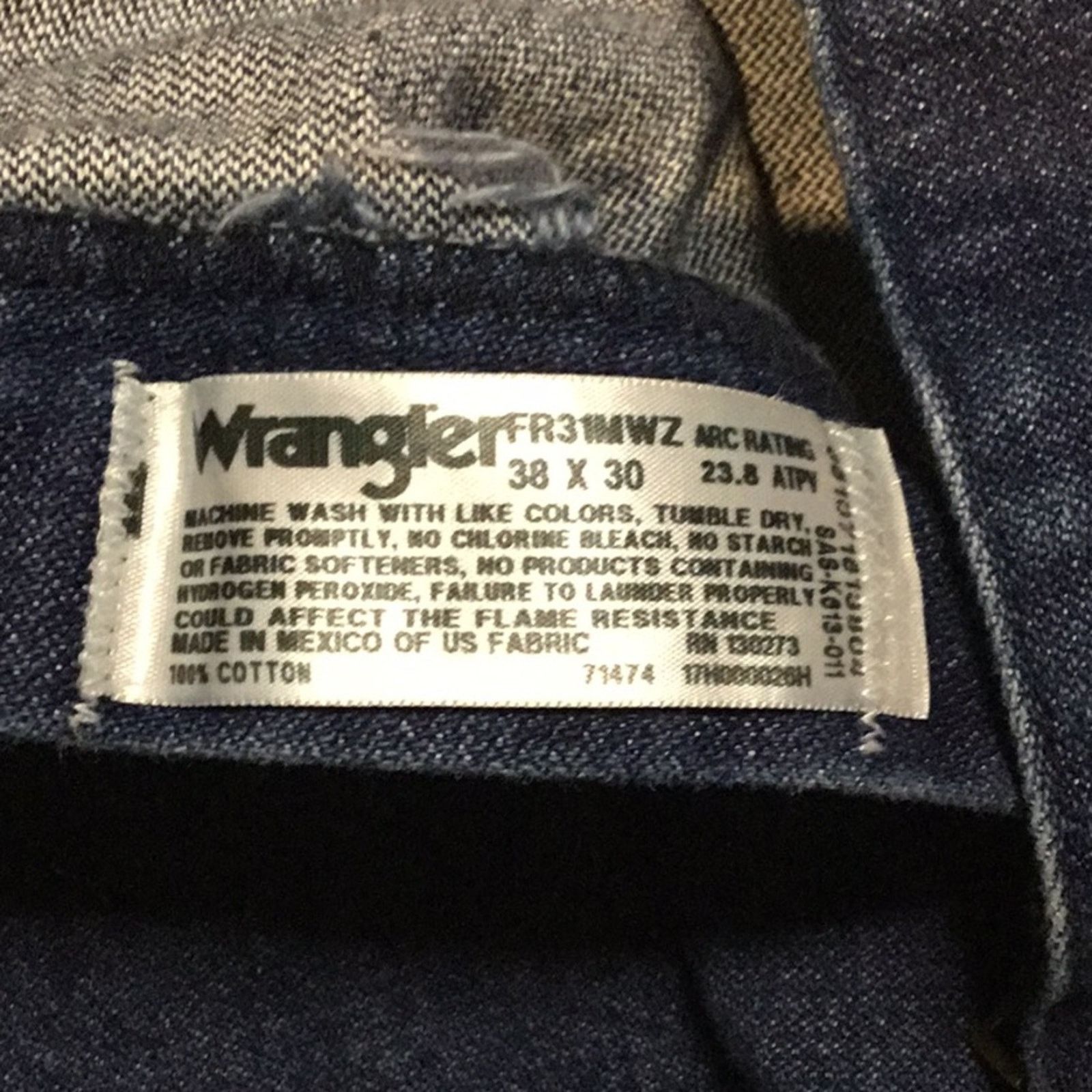 Wrangler Wrangler Flame Resistant Jeans, 38x30 Size US 38 / EU 54 - 9 Thumbnail