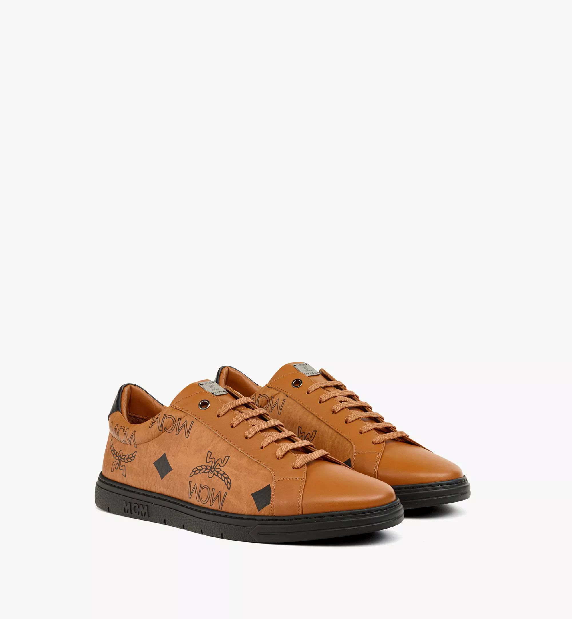 MCM o1mt1gz0125 Low-Top Sneakers in Brown/Black Size US 13 / EU 46 - 1 Thumbnail