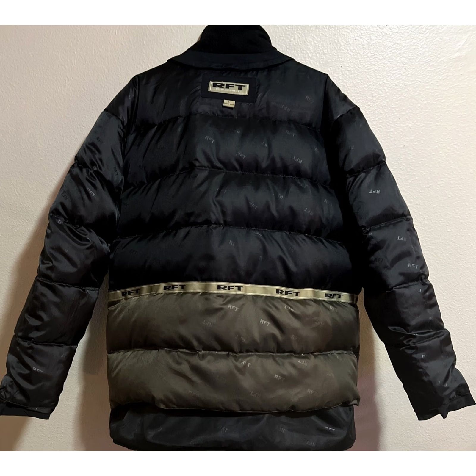 Vintage RFT By Rainforest Puffer Jacket Down Filled Black Coat Men’s Size Large J1040 Size US L / EU 52-54 / 3 - 4 Thumbnail
