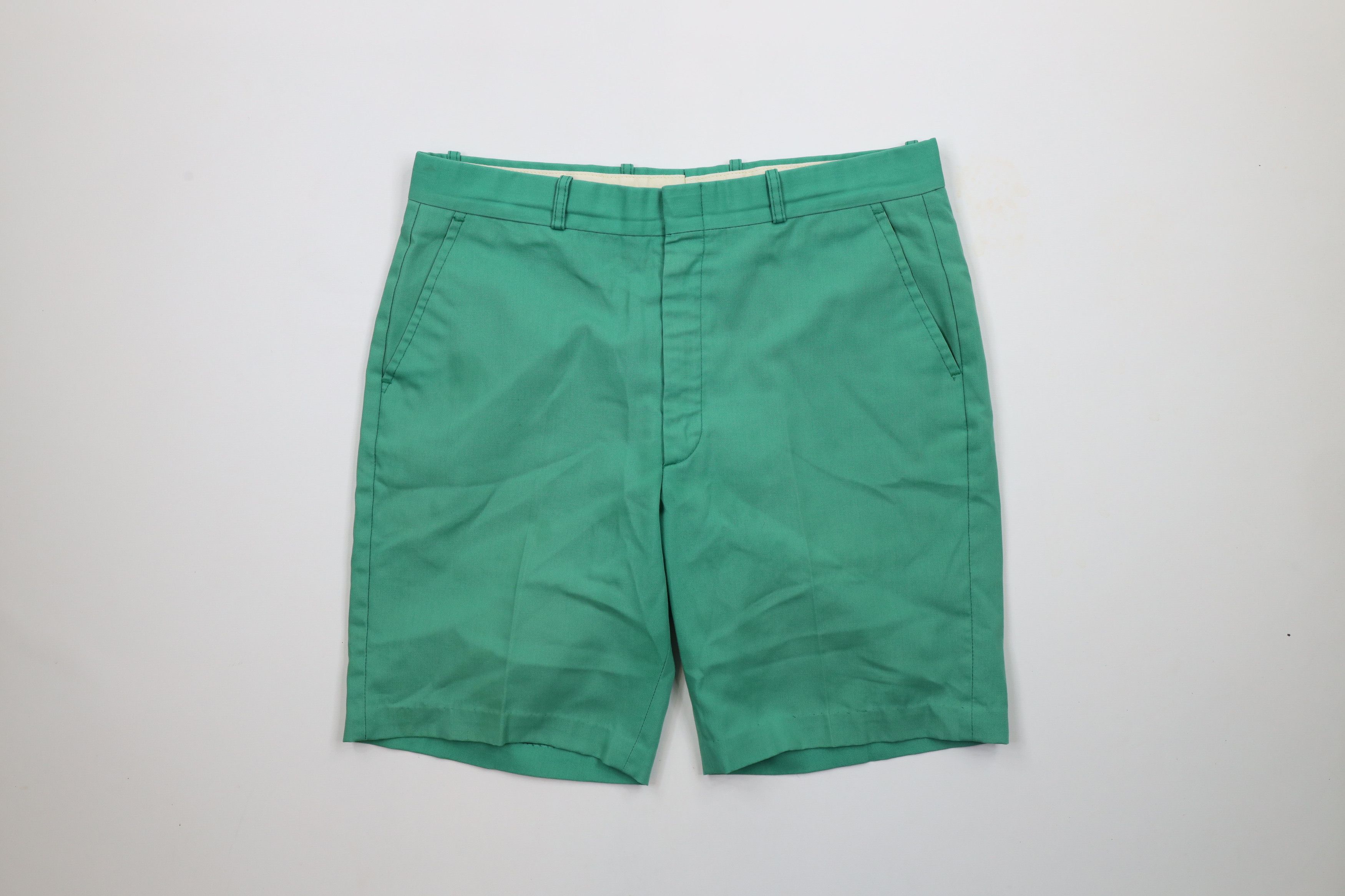 Vintage Vintage 70s Streetwear Blank Above Knee Chino Shorts USA Size US 32 / EU 48 - 1 Thumbnail