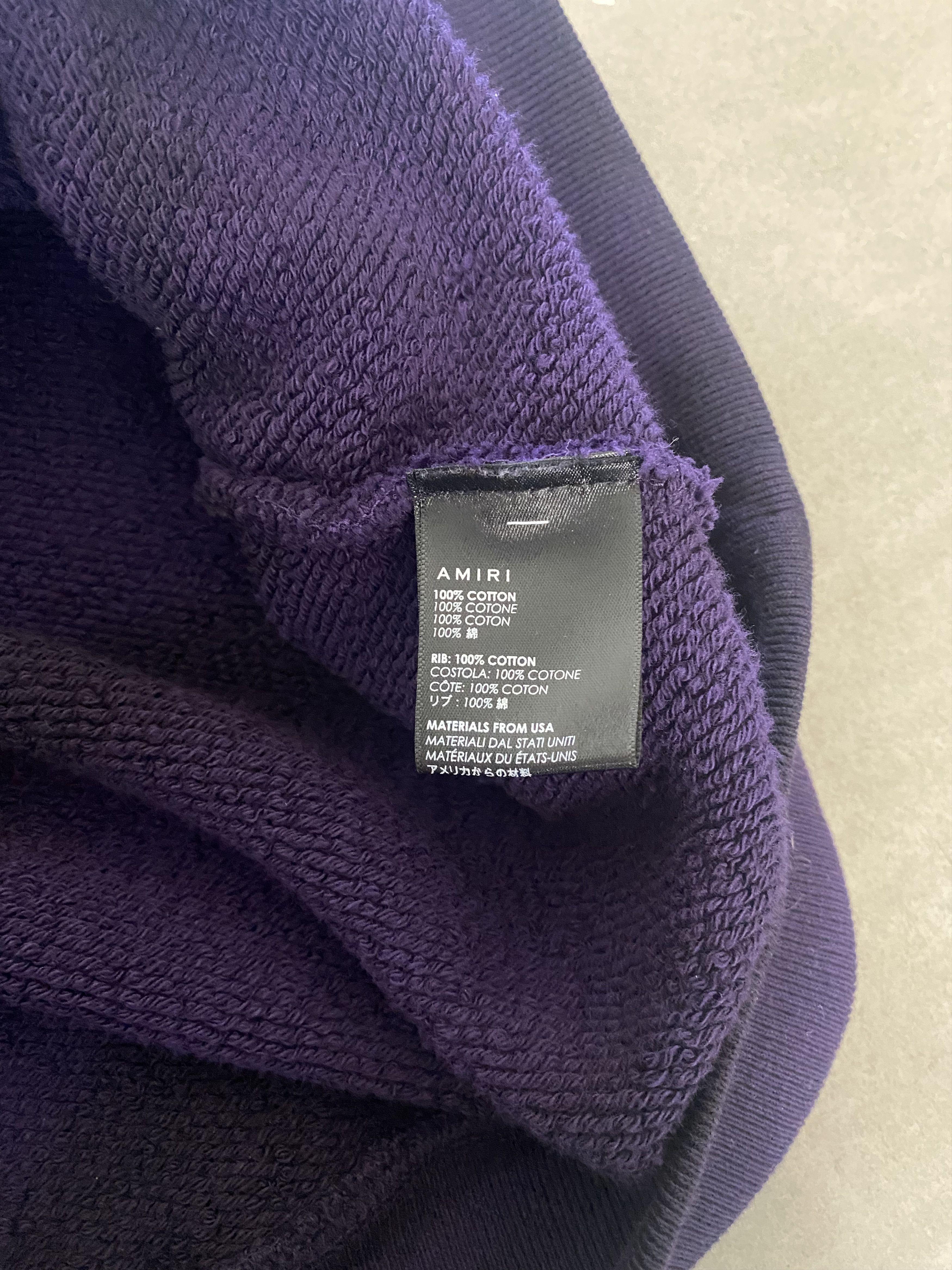 Amiri Amiri Purple Tie-Dye Shotgun Hoodie Size US S / EU 44-46 / 1 - 4 Thumbnail