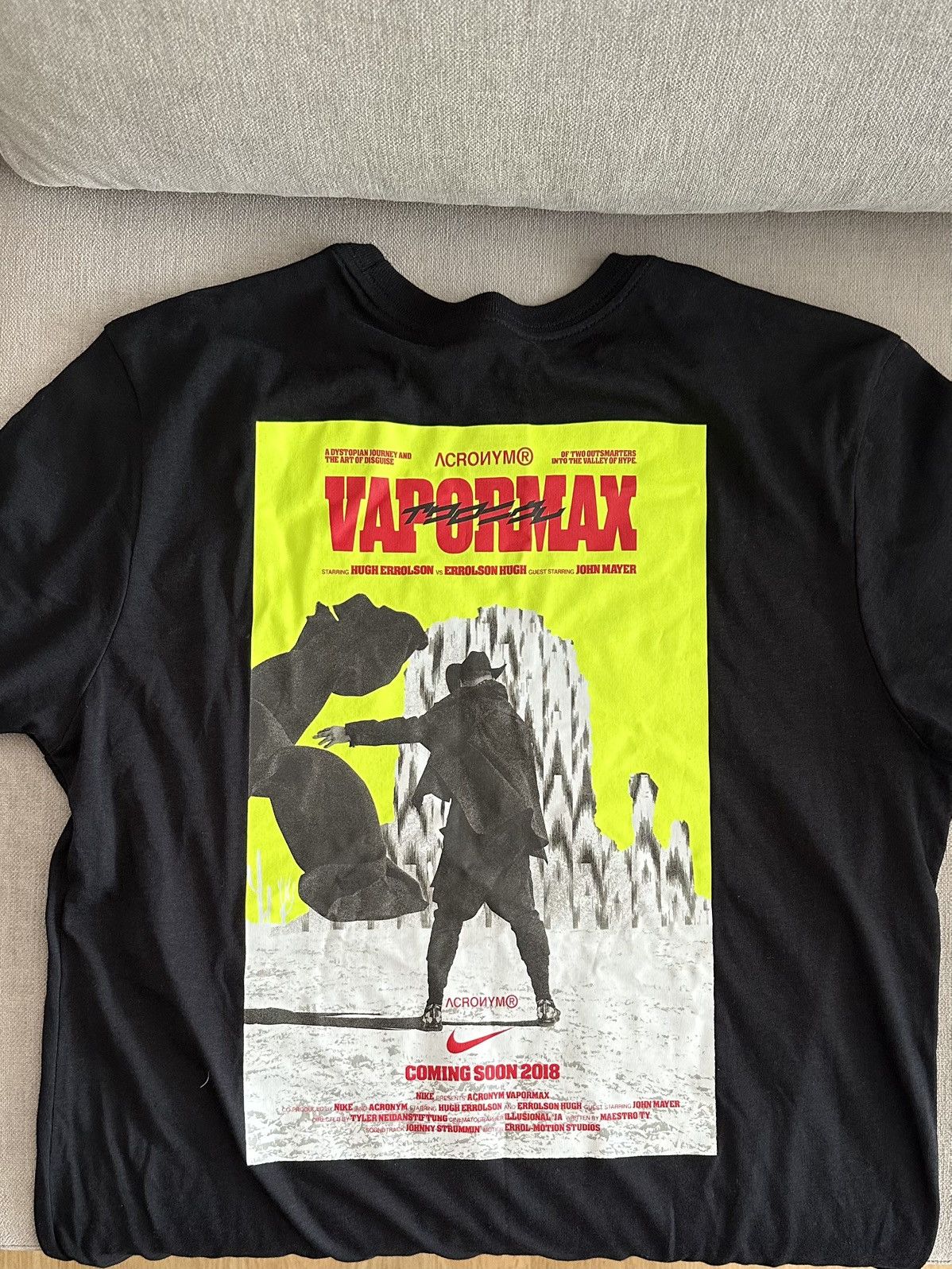 Acronym × Nike Nike x Acronym Vapormax T-Shirt Black Size US M / EU 48-50 / 2 - 3 Thumbnail