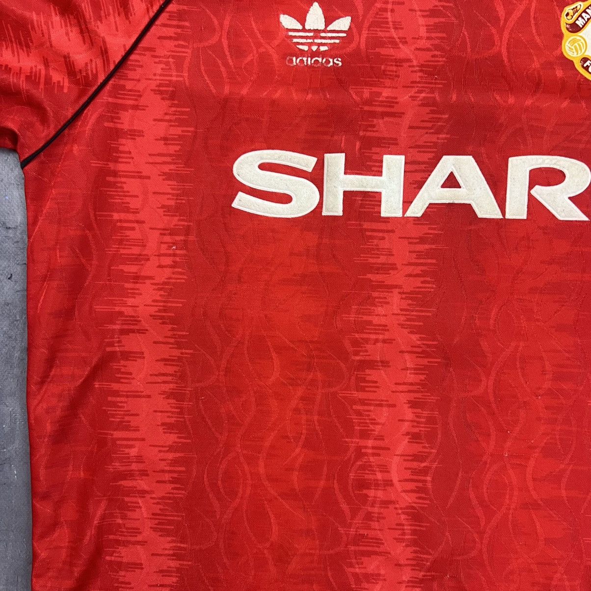 Adidas Rare! Manchester United Adidas 1990 Soccer Jersey Shirt Size US L / EU 52-54 / 3 - 11 Thumbnail