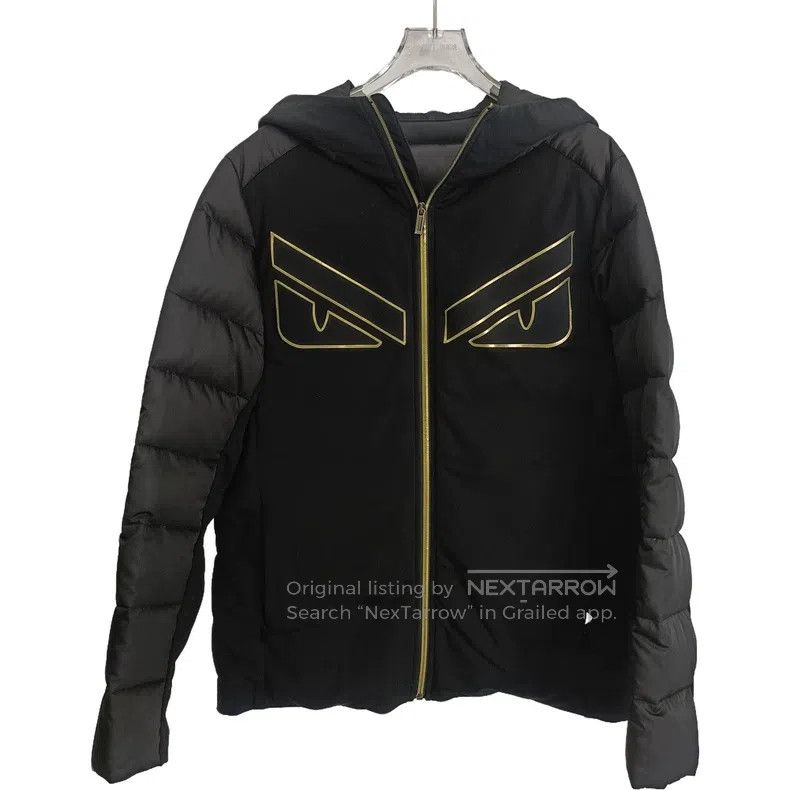 Fendi Fendi Little Monster Eye Down Jacket - Color Block Hood, D Size US M / EU 48-50 / 2 - 1 Thumbnail