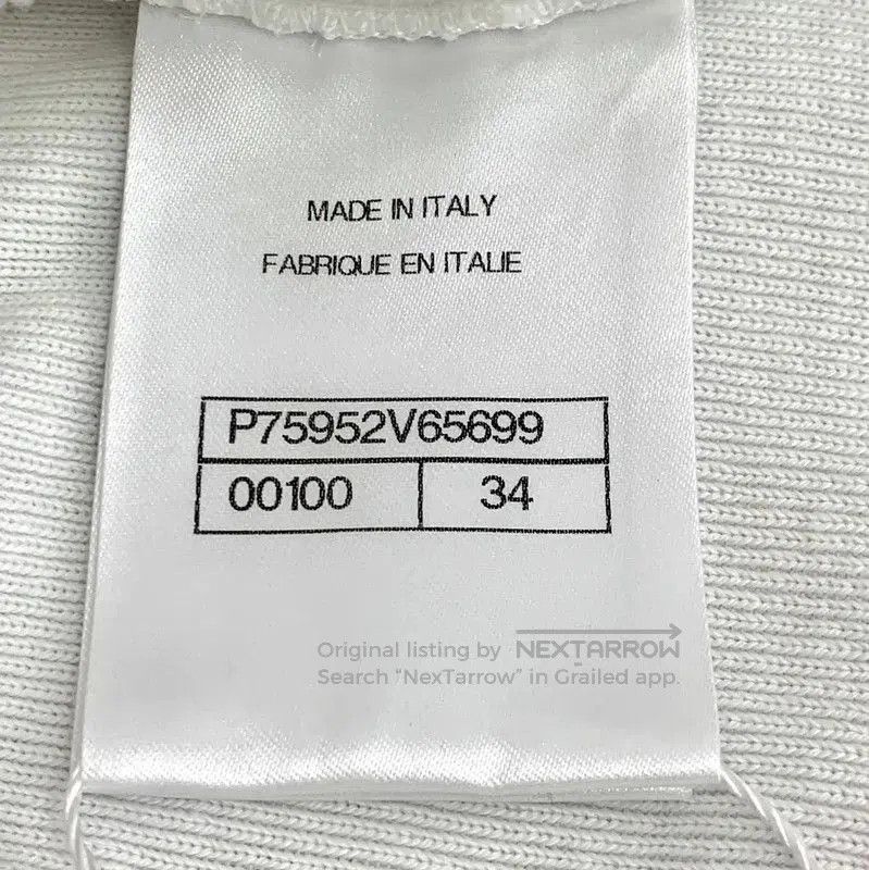 Chanel Chanel White Cotton T-Shirt with Floral Design . Size XXS / US 00 / IT 34 - 7 Thumbnail