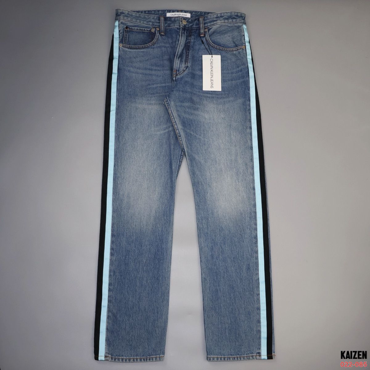 image of Calvin Klein 205W39Nyc x Raf Simons Calvin Klein 205W39 Nycx Raf Simons - Striped Jeans in Light Co