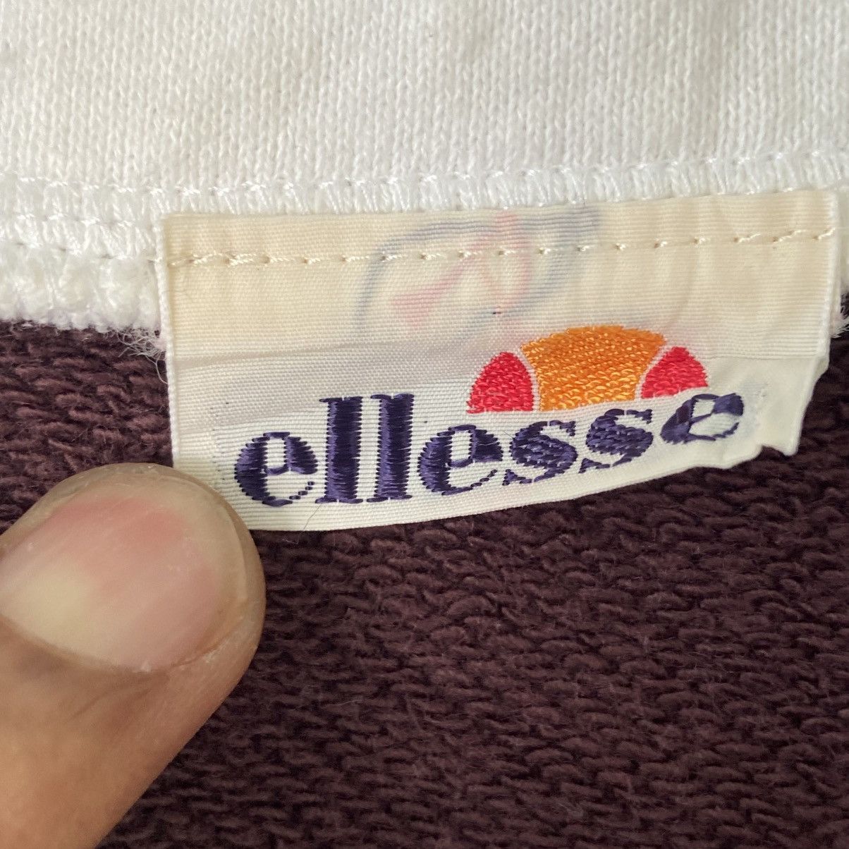 Ellesse × Vintage Vintage Ellesse Italia Halfzip Sweatshirt Size L / US 10 / IT 46 - 5 Thumbnail