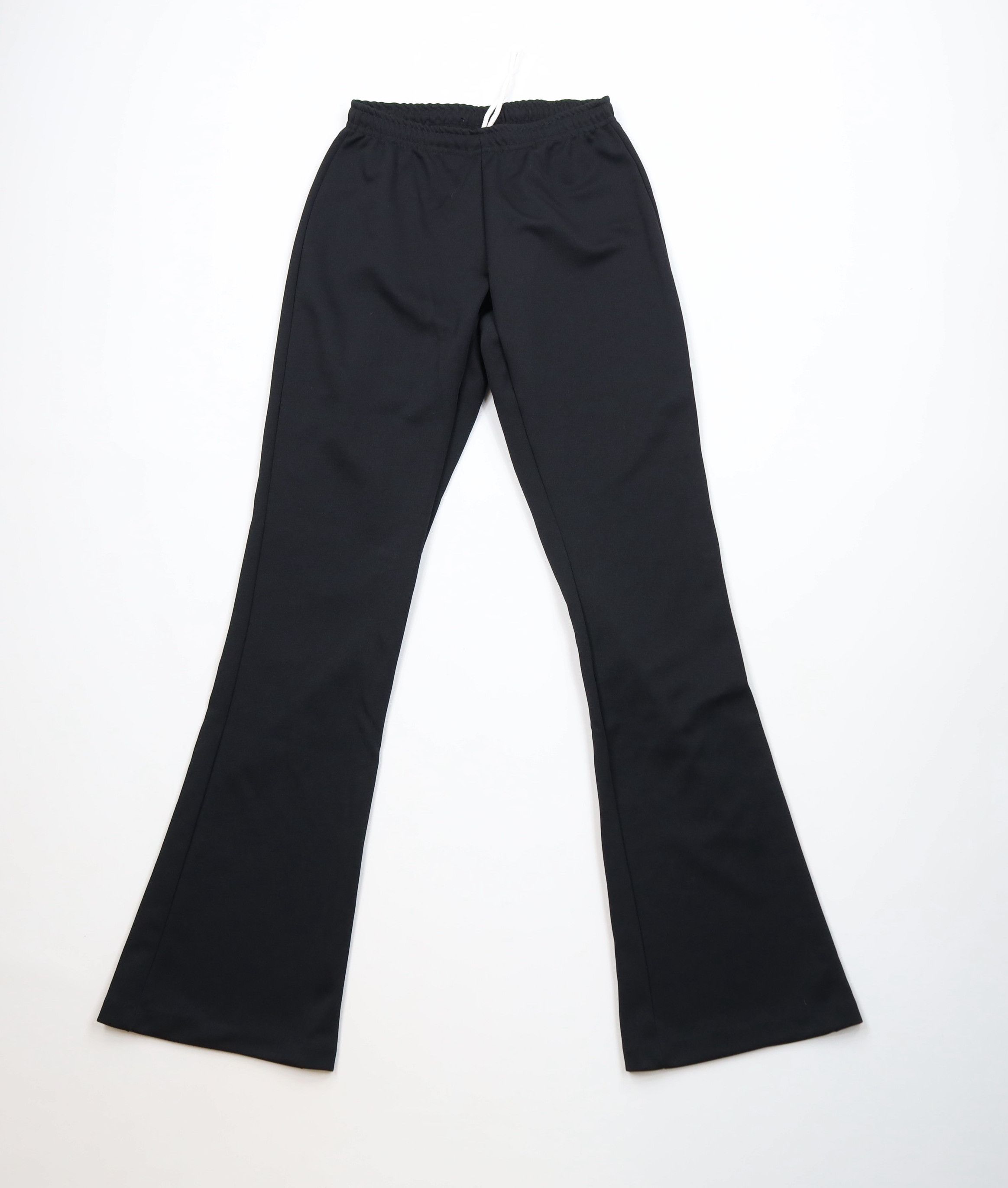 Vintage Deadstock Vintage 90s Streetwear Wide Leg Pants Black USA Size 24" / US 00 / IT 34 - 1 Thumbnail