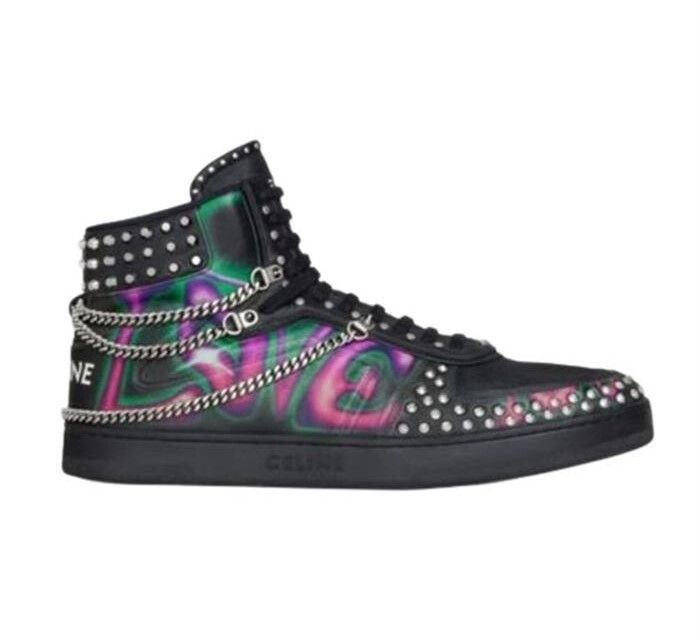 o1bcso1str1123 346373637C.38ML Hi-Top Sneakers in Multicolor