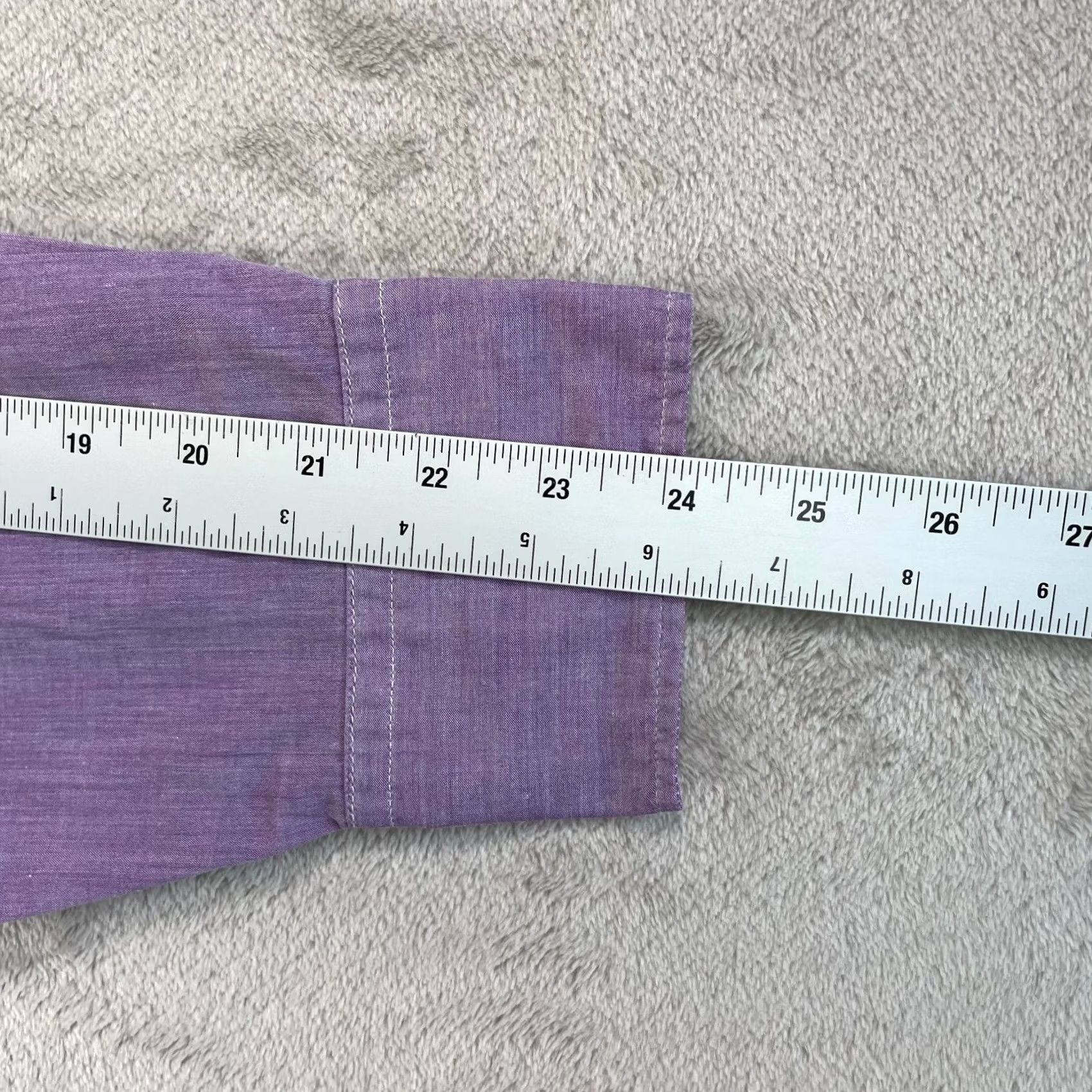 Hartford Hartford Shirt Men 2XL Lavender Long Sleeve Pocket Designer Preppy Size US XXL / EU 58 / 5 - 7 Thumbnail