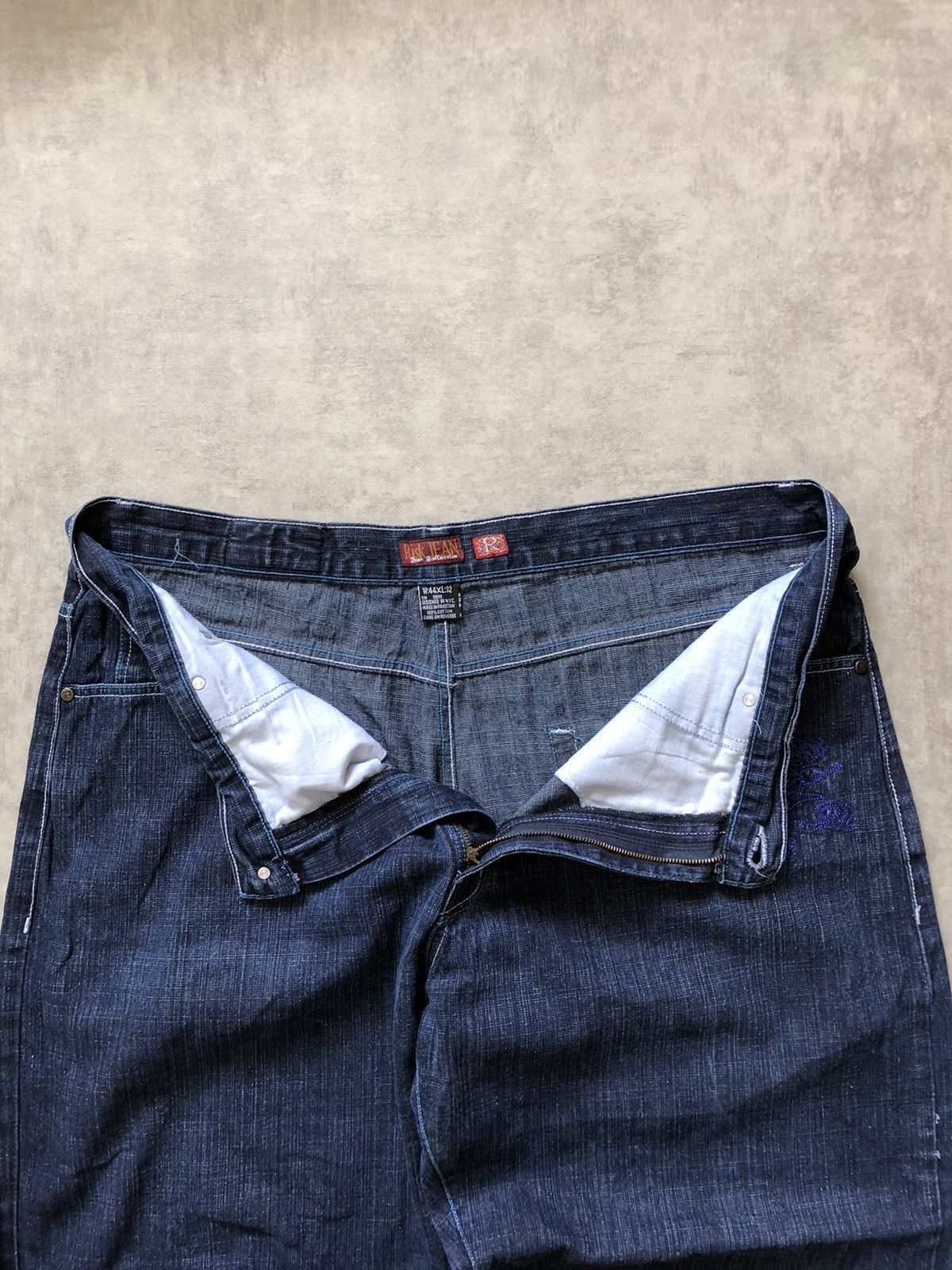 Fubu × JNCO × Japanese Brand Baggy jeans japan Risk jeans embroidery karakuri style Size US 36 / EU 52 - 8 Thumbnail