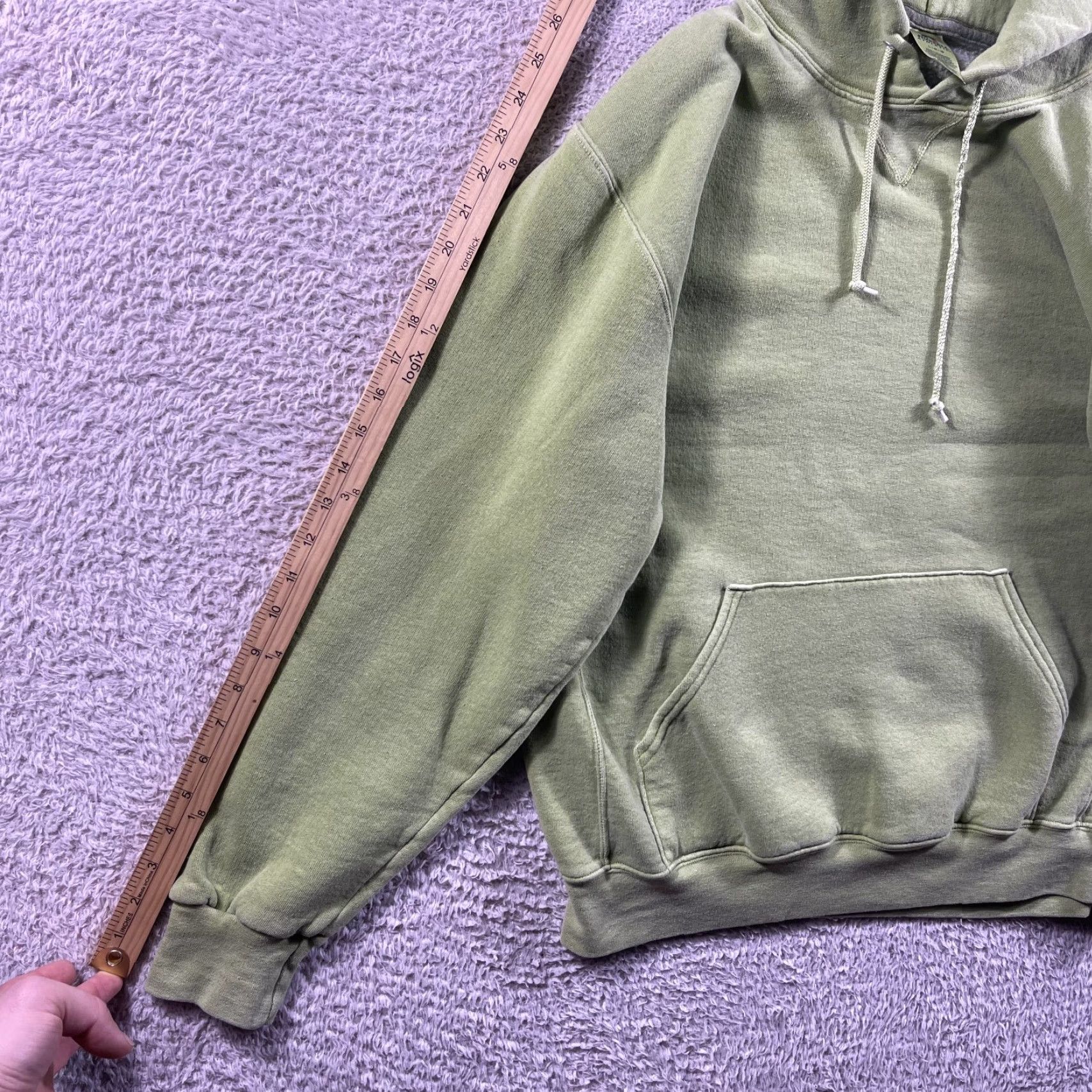 Russell Athletic VINTAGE Russell Athletic Hoodie Sweatshirt Mens Large Lime Green Pullover YZY Y2K Yeezy Size US L / EU 52-54 / 3 - 7 Thumbnail