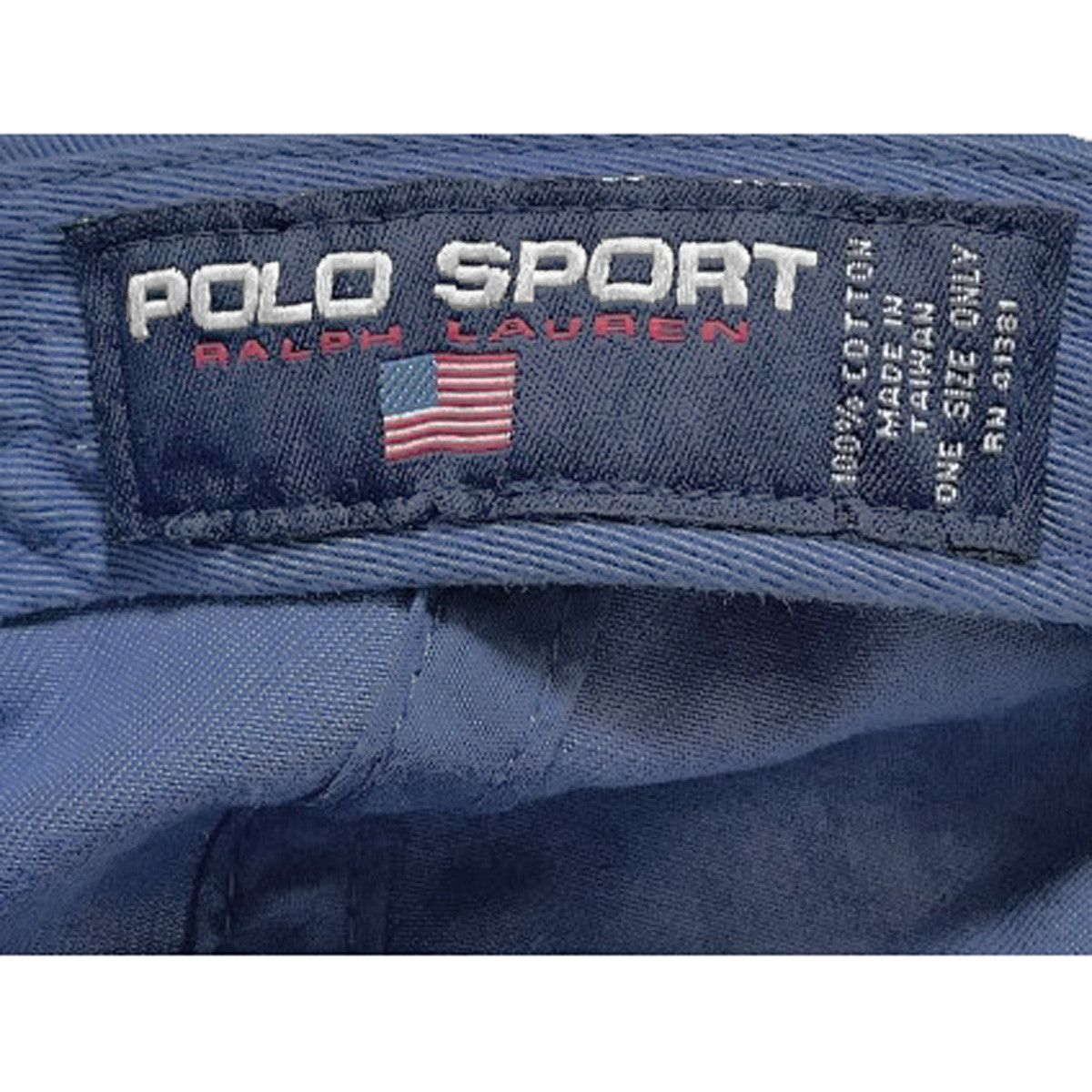 Polo Ralph Lauren NEW 1999 Vintage Polo Sport Ralph Lauren Baseball Hat Blue Size ONE SIZE - 4 Thumbnail
