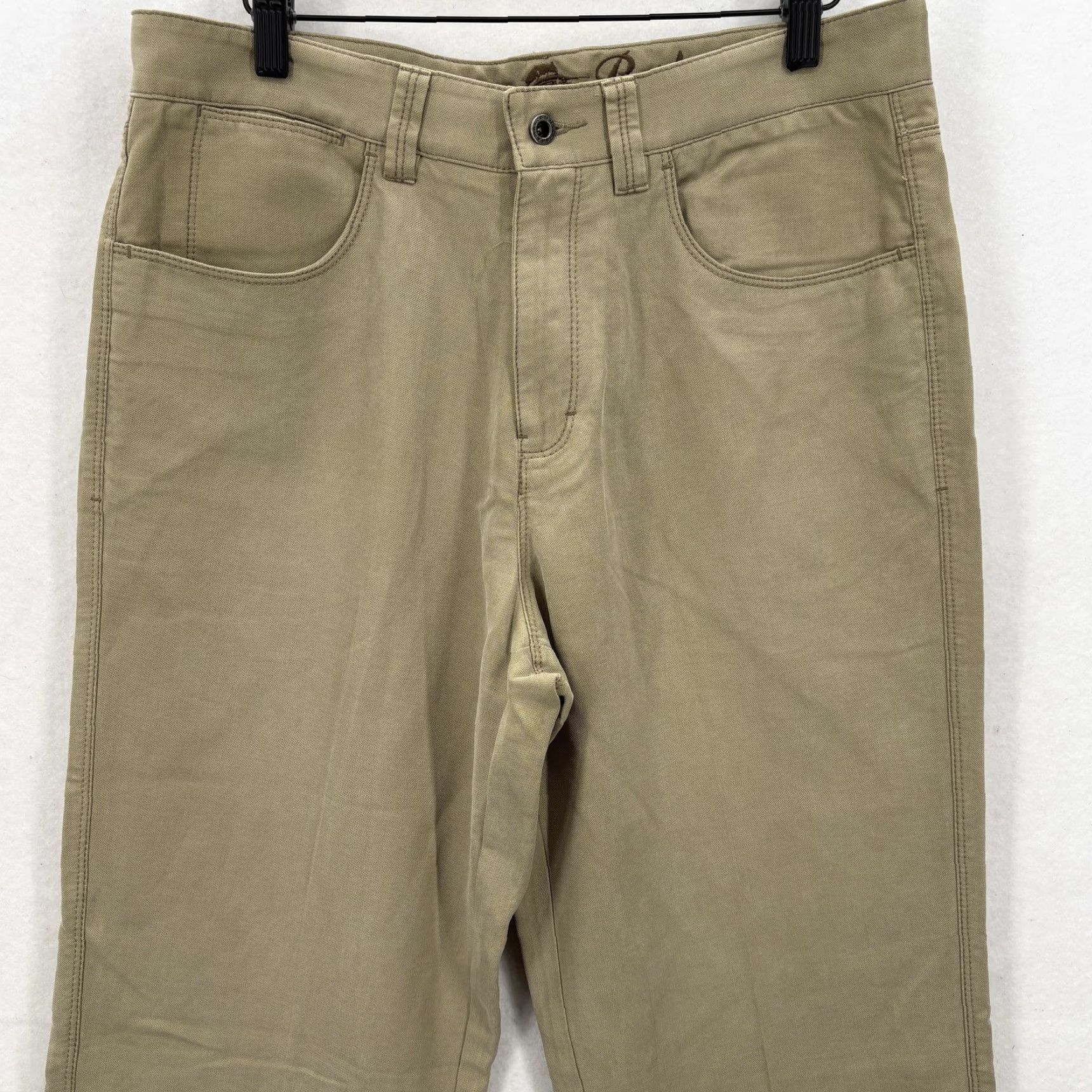 Tommy Bahama Tommy Bahama Pants Mens 32x32 Khaki Tan Tencel Lyocell Cotton 5 Pocket Casual Beig e (adjusted?) Size US 32 / EU 48 - 2 Thumbnail