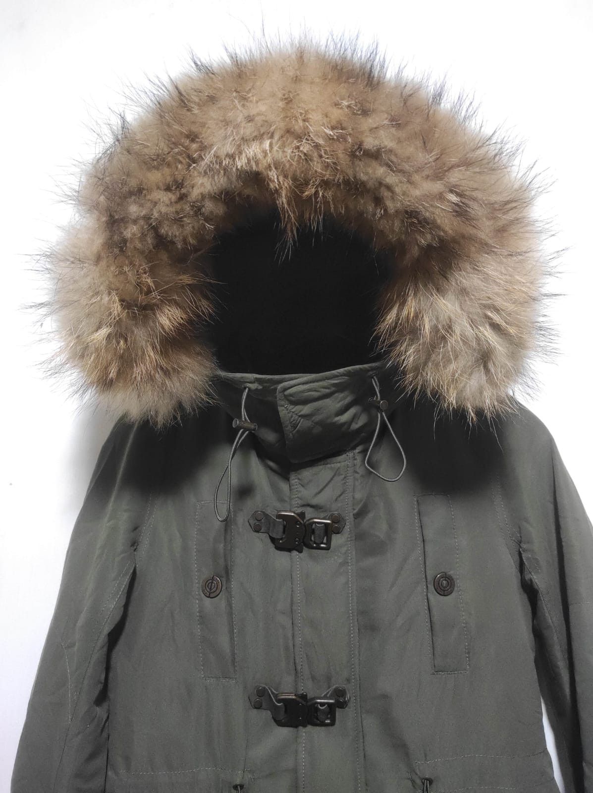 Japanese Brand Sly double zip fur hoodie parka jacket LGB style Size US S / EU 44-46 / 1 - 5 Thumbnail