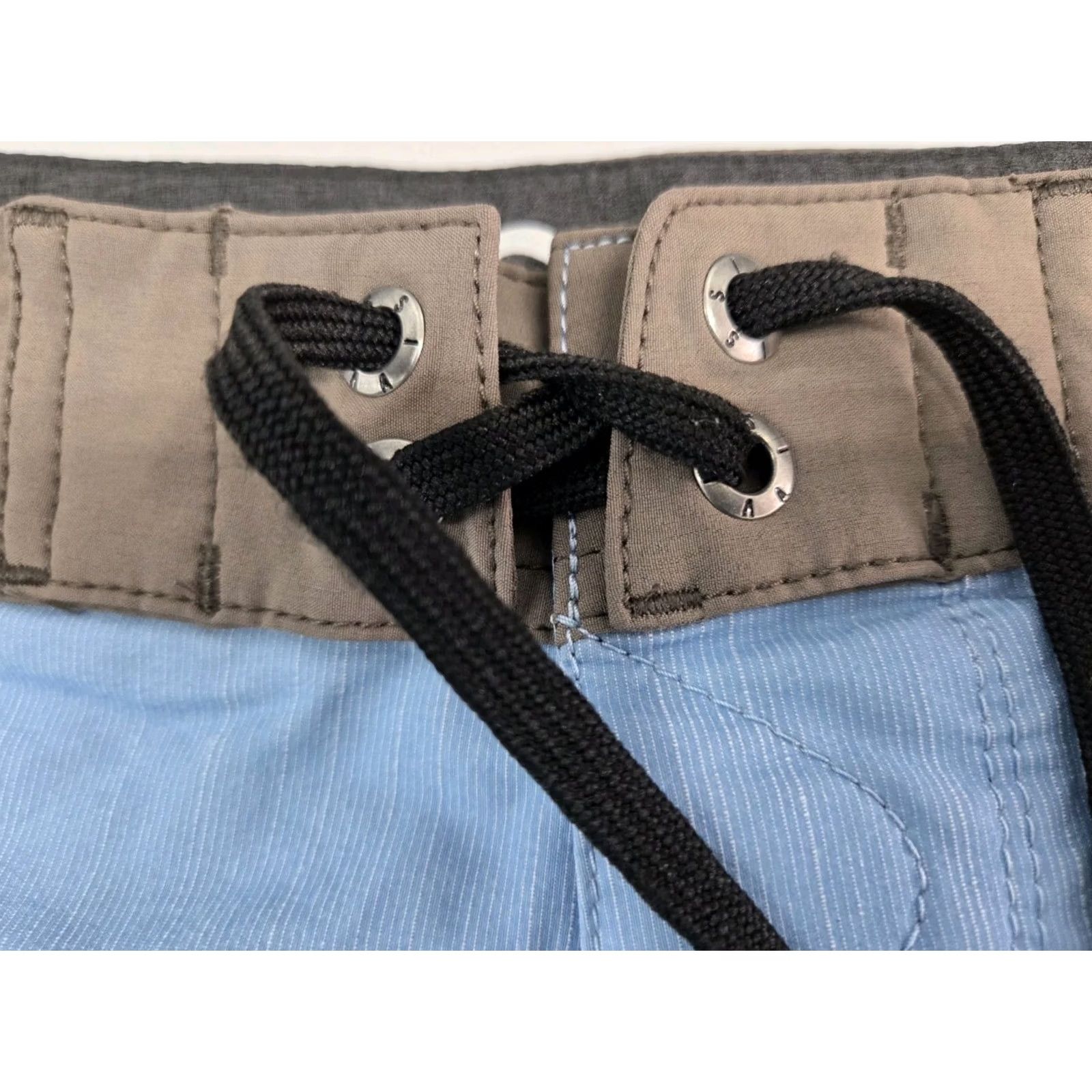 Vissla Vissla Boardshorts Men's Upcycled Poly Cotton Stretch Striped 31/9" #8745 Multicolor, Regular, Beach, Summer, Casual, Surf, Reac—Mens Size US 31 - 4 Thumbnail