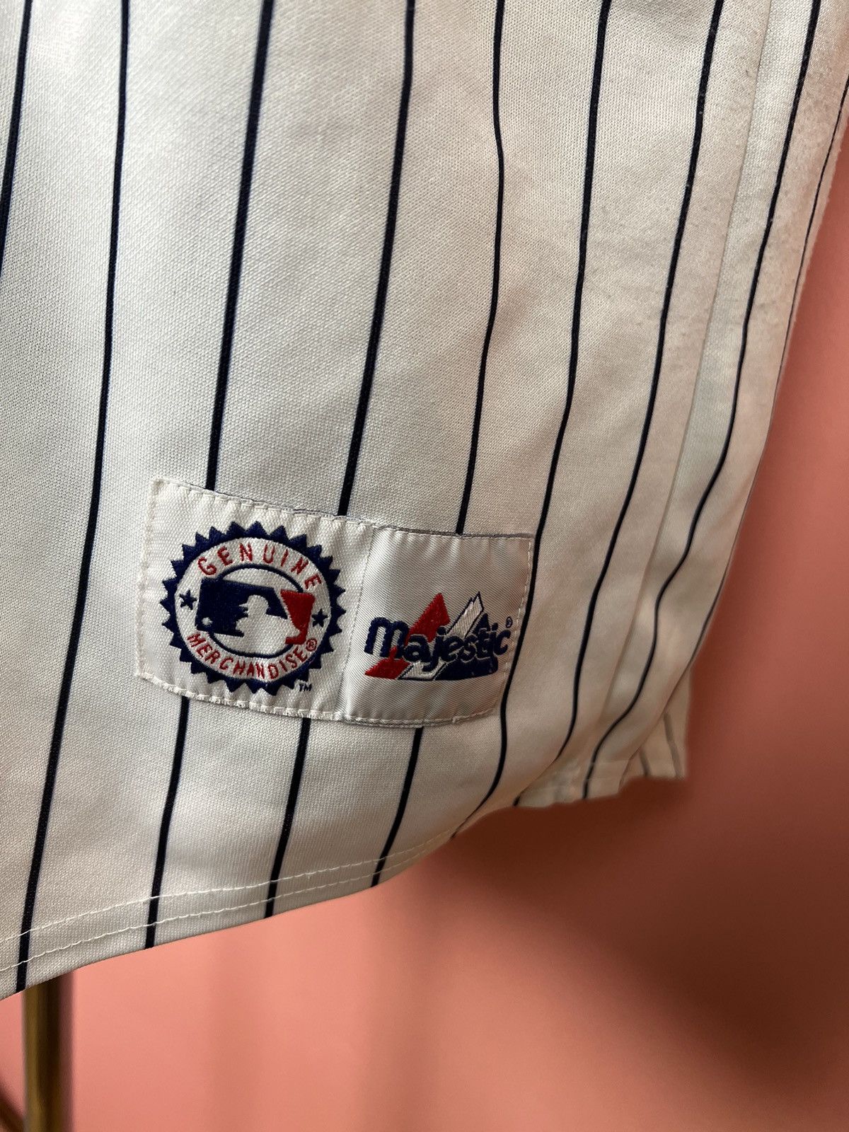 Majestic majestic New Yourk Yankees baseball jersey shirt button Size US L / EU 52-54 / 3 - 9 Thumbnail