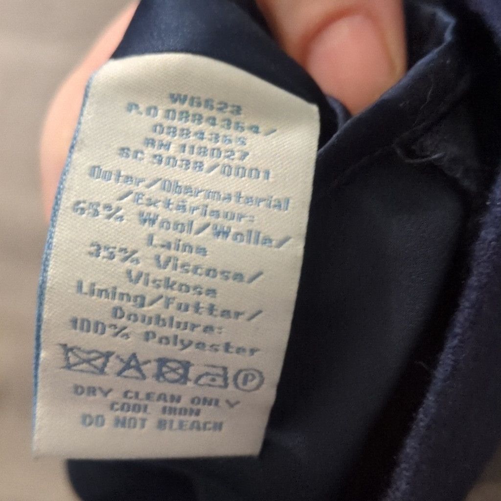 Boden Boden Blue Wool Blend Dual Lined Skirt Size 10R Size 32" / US 10 / IT 46 - 6 Thumbnail