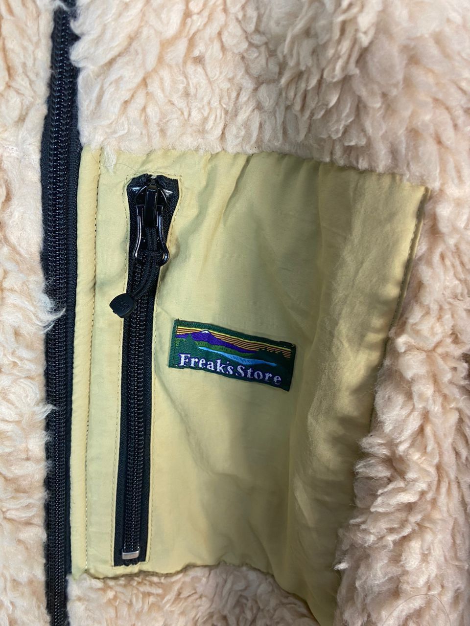 Japanese Brand Freaks store deep pile retro fleece zipper jacket Size US L / EU 52-54 / 3 - 4 Thumbnail