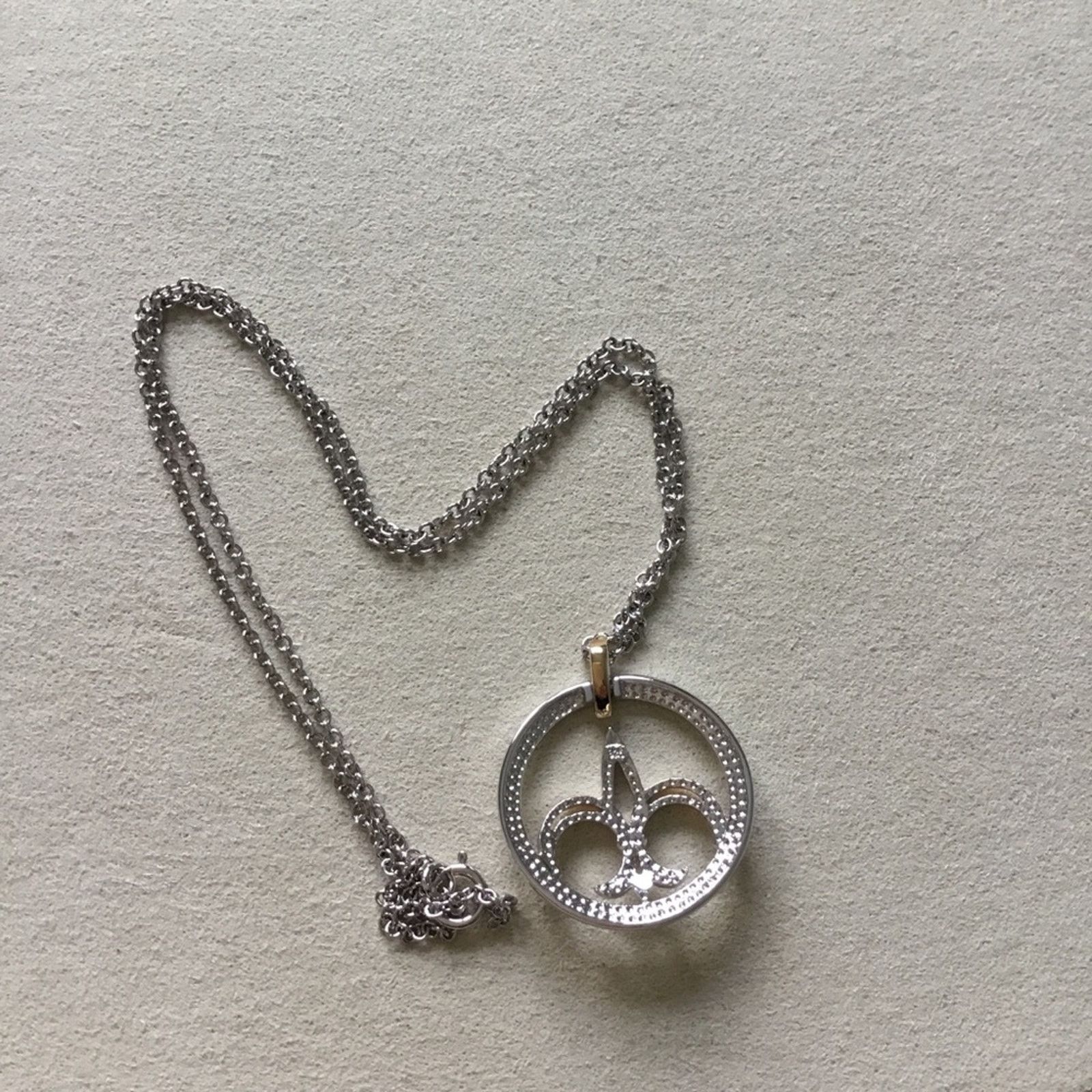 Other Sterling Silver Crystal Rocket Necklace Size ONE SIZE - 6 Thumbnail