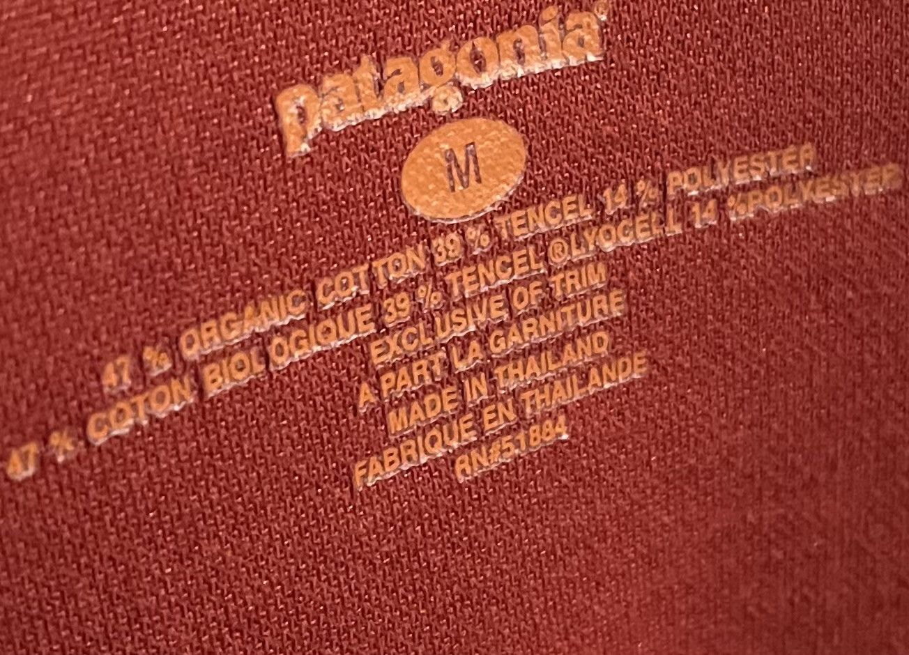 Patagonia Patagonia Vintage Long Sleeve Polo Shirt Organic Cotton Size US L / EU 52-54 / 3 - 3 Thumbnail