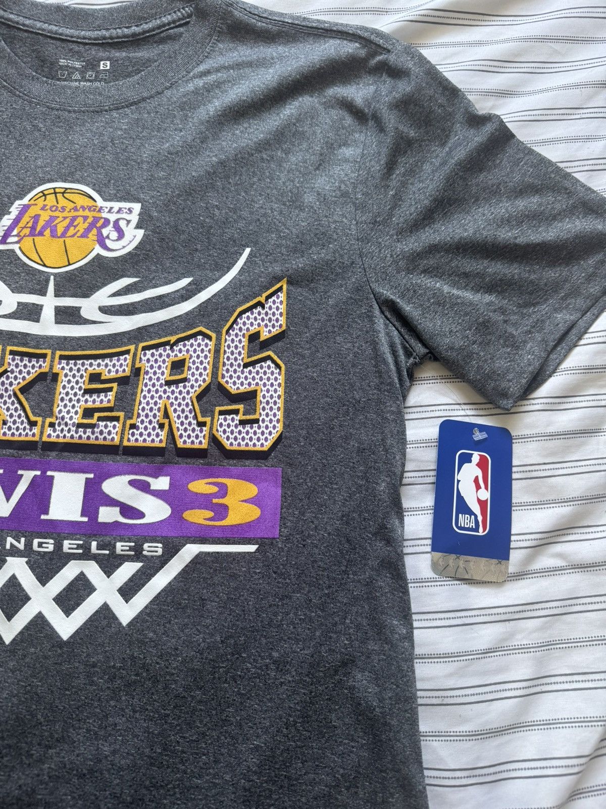 NBA NWT Los Angeles Lakers Anthony Davis Tee Men’s Small Size US S / EU 44-46 / 1 - 4 Thumbnail